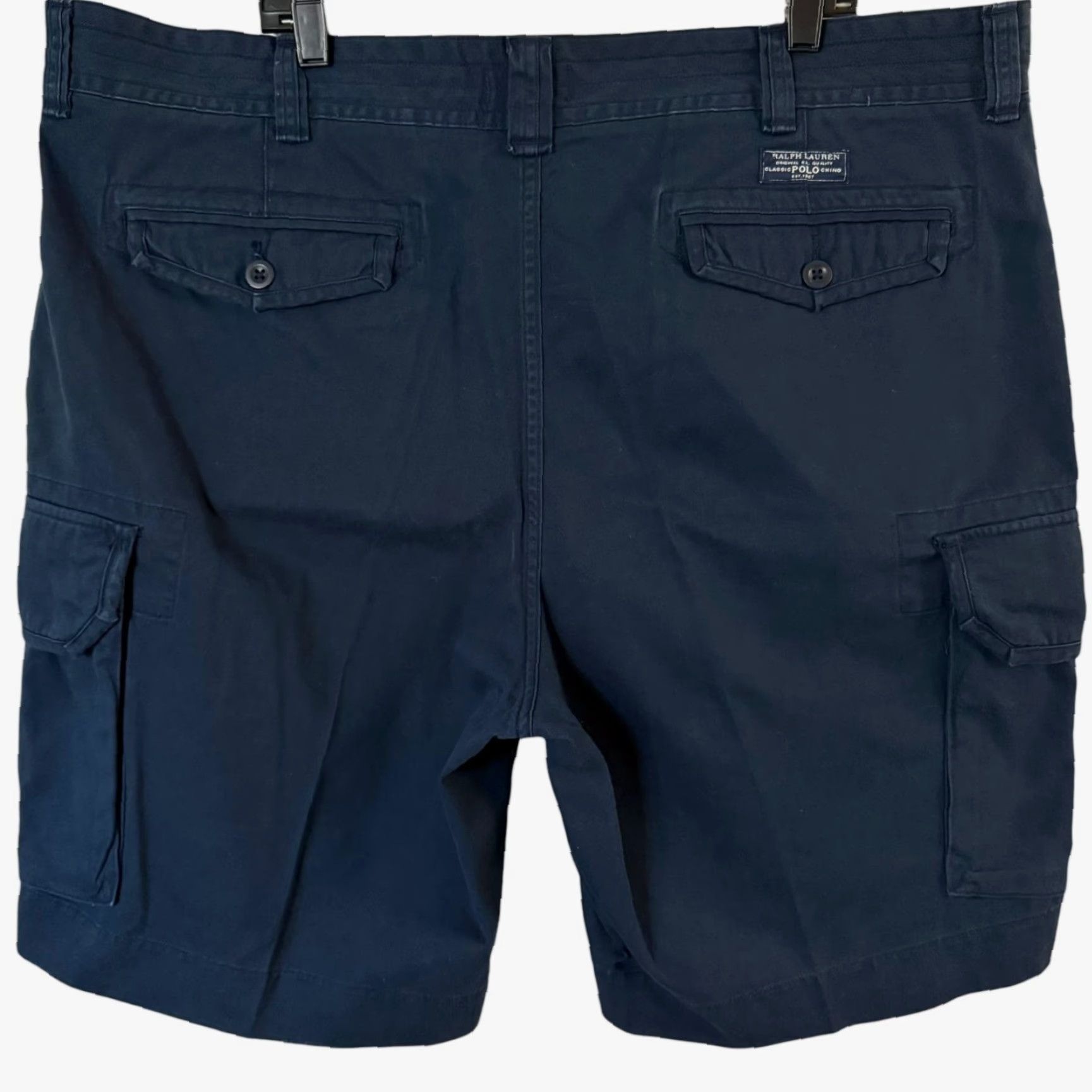 Ralph Lauren Ralph Lauren Gellar Classic-Fit Cargo Short Navy Blue Men's Size 44B 100% Cotton Big & Tall Casual Cargo Pocket Navy Blue Mens Size US 44 / EU 60 - 4 Thumbnail