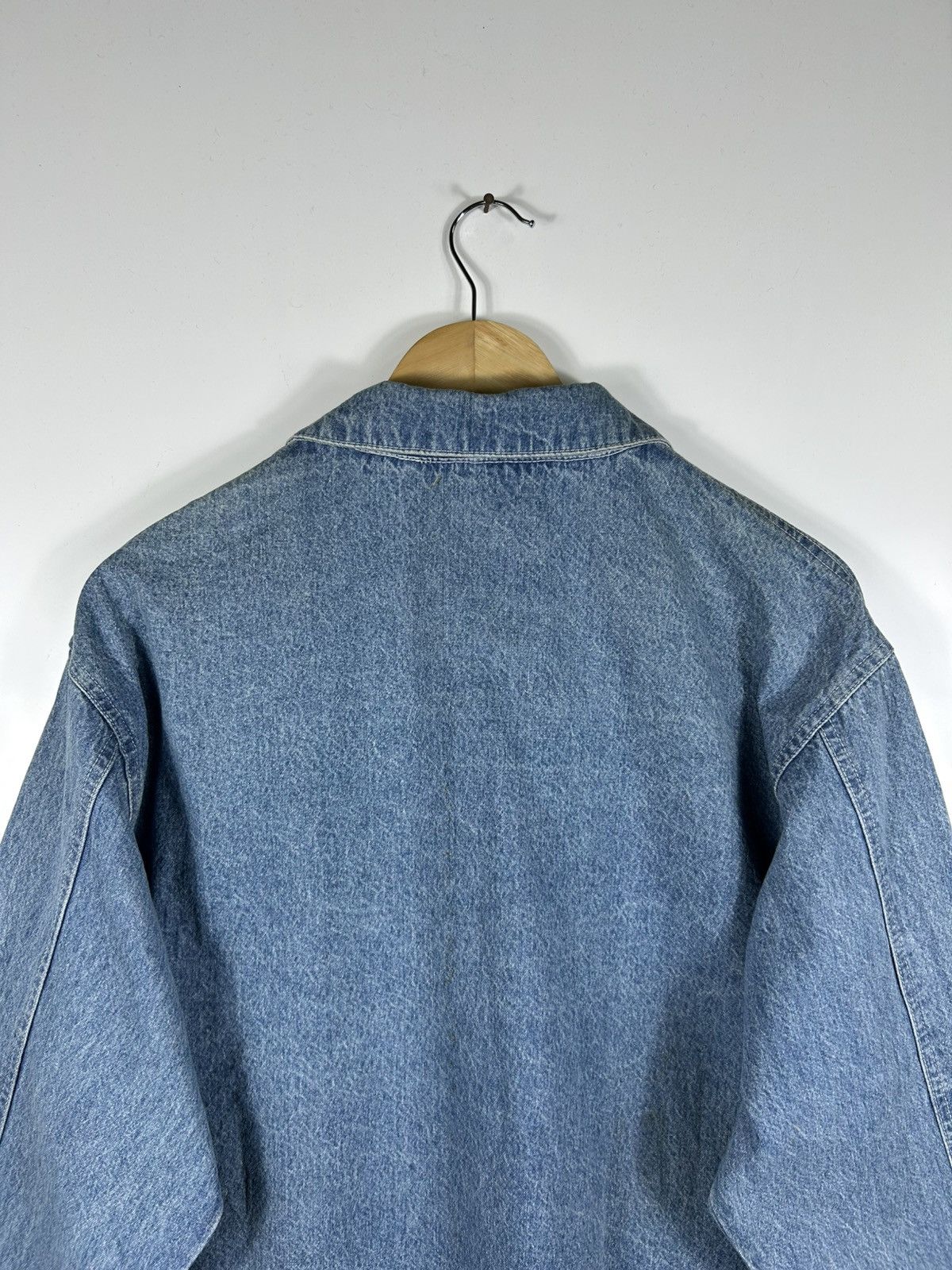 Japanese Brand × Vintage ⚡️Vintage Frame In Chore Denim Jacket Size US L / EU 52-54 / 3 - 16 Thumbnail