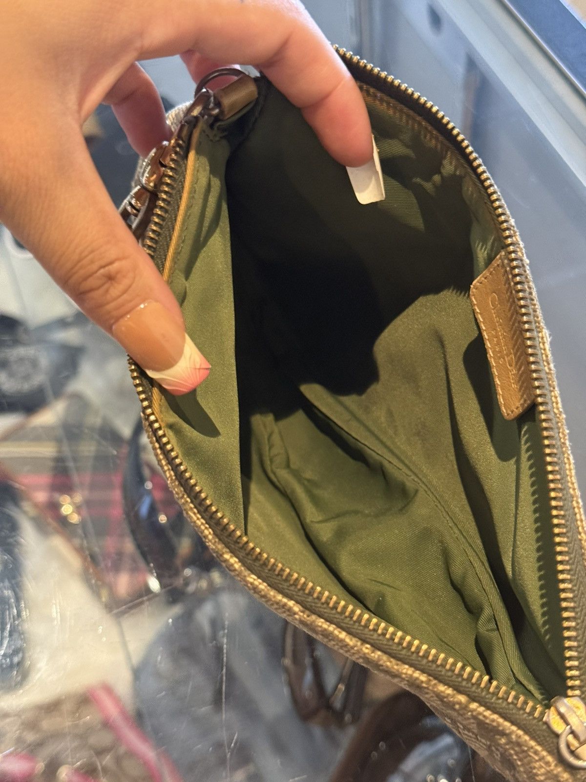 Dior Dior Green Monogram Saddle Size ONE SIZE - 15 Thumbnail
