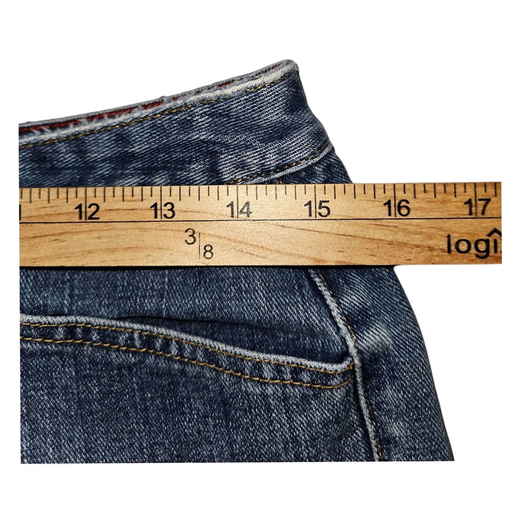 Tommy Hilfiger VINTAGE Tommy Hilfiger Womens Boyfriend Shorts Denim 6 Blue Embroidered Logo Preppy American Classic Size 28" / US 6 / IT 42 - 4 Thumbnail