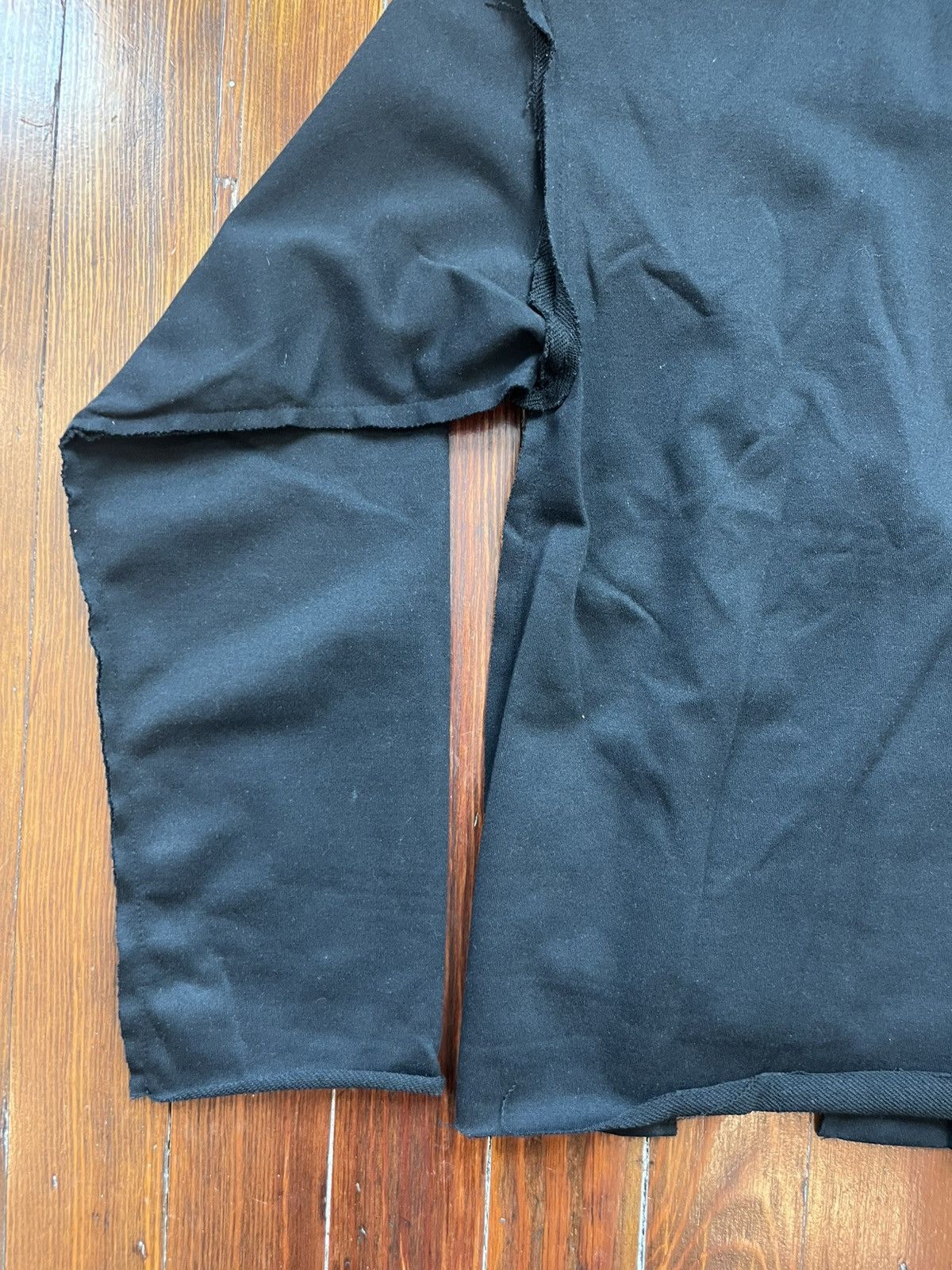Other Black Reconstructed Loose Fit Gold Zipper Long Sleeve Hoodie Size US XL / EU 56 / 4 - 7 Thumbnail