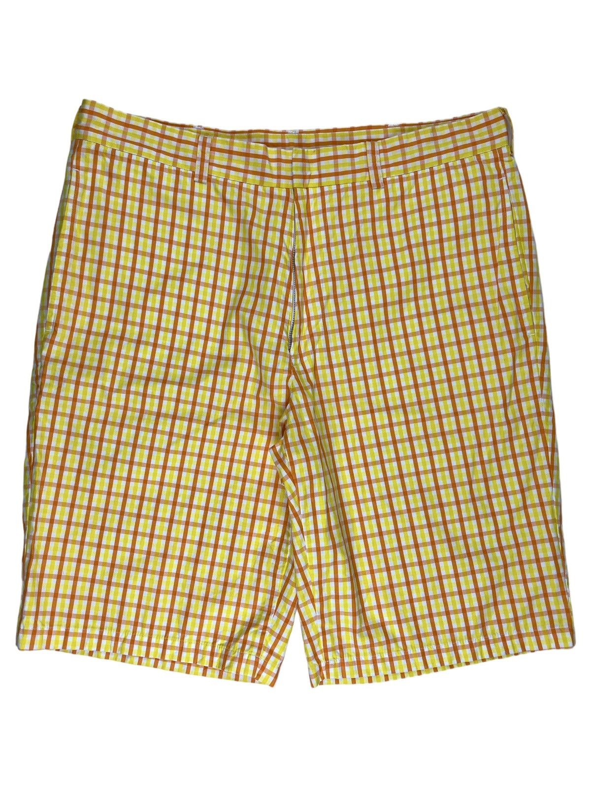 Junya Watanabe SS02 Sample Junya Watanabe Plaid Poem Print Shorts Size US 32 / EU 48 - 2 Thumbnail