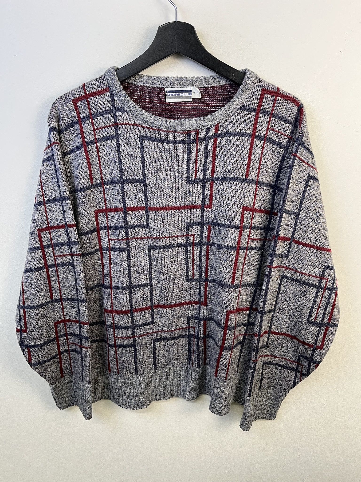 Other Vintage Knit Sweater 1990s Thick Knit Pipes Screen Saver Knit Sweater Size M Size US M / EU 48-50 / 2 - 1 Thumbnail