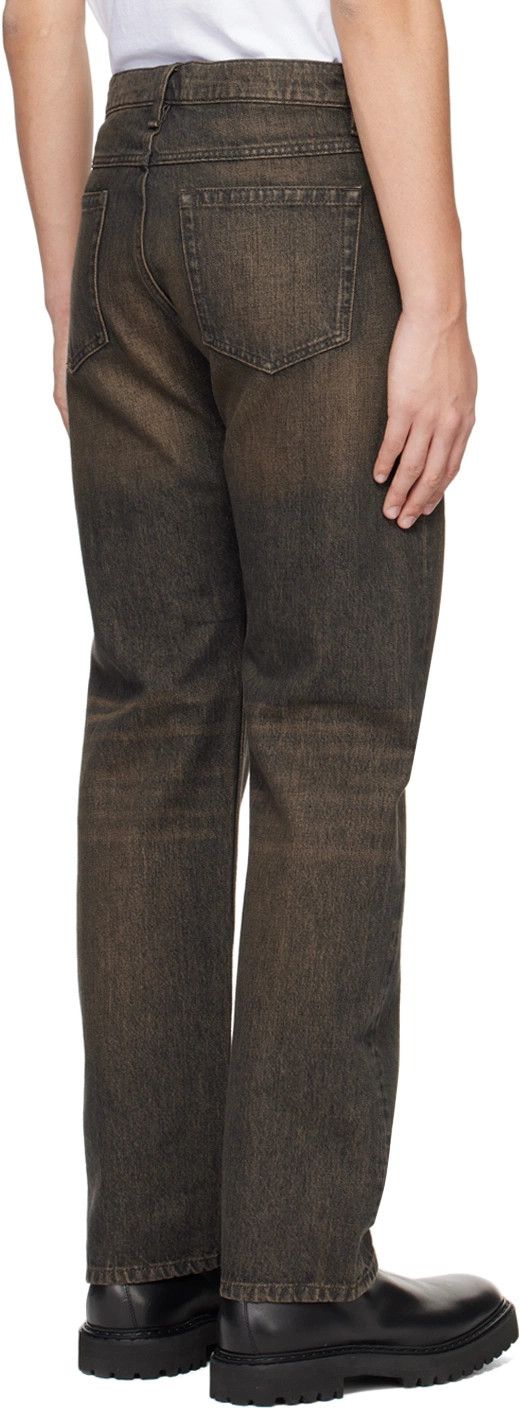 Wood Wood 31/32 - Al Straight Leg - Burnt Orange Wash Size US 31 - 3 Thumbnail