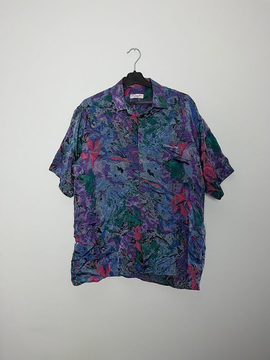 christian dior vintage silk shirt