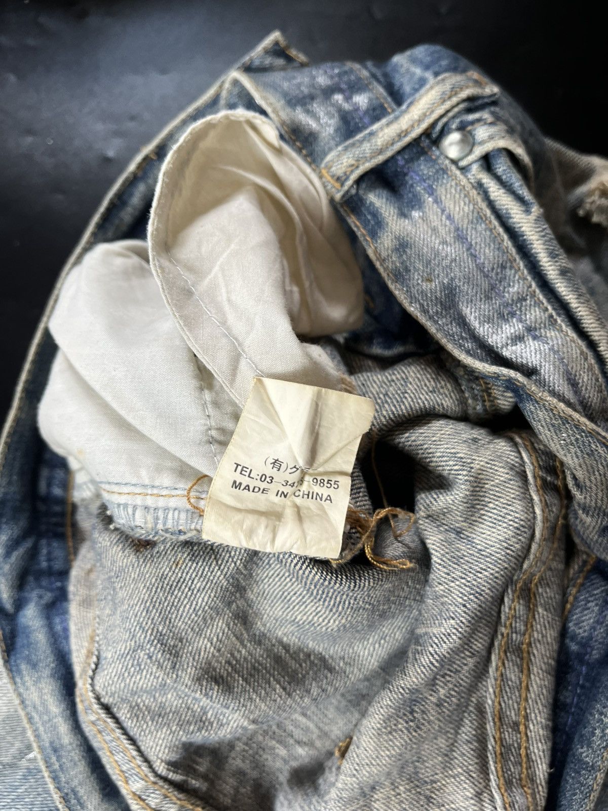 If Six Was Nine × Japanese Brand Midas Distressed Crash flare demin Size US 30 / EU 46 - 11 Thumbnail
