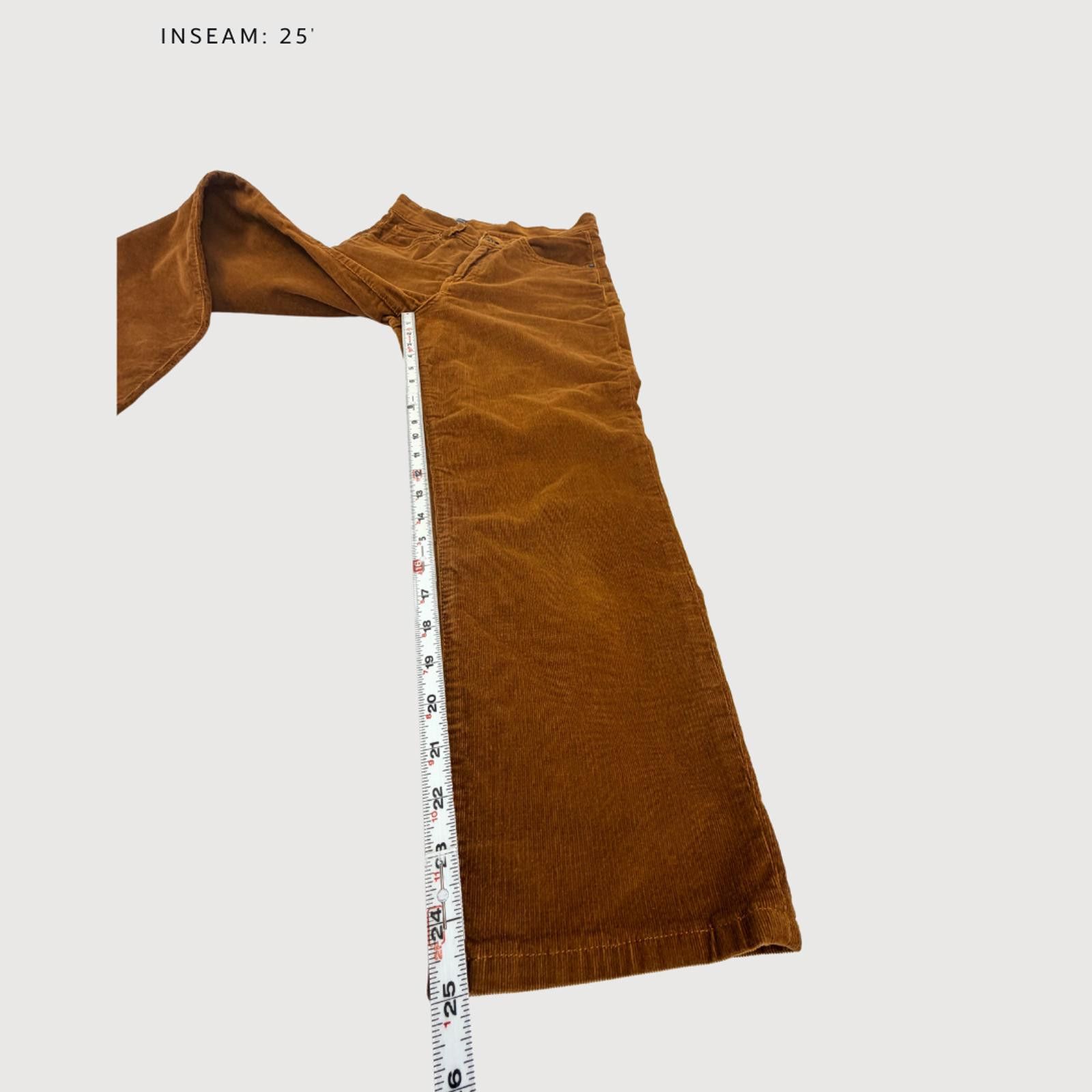 Marine Layer Marine Layer Corduroy Straight Leg Jeans Copper 26 Size 26" / US 2 / IT 38 - 7 Thumbnail