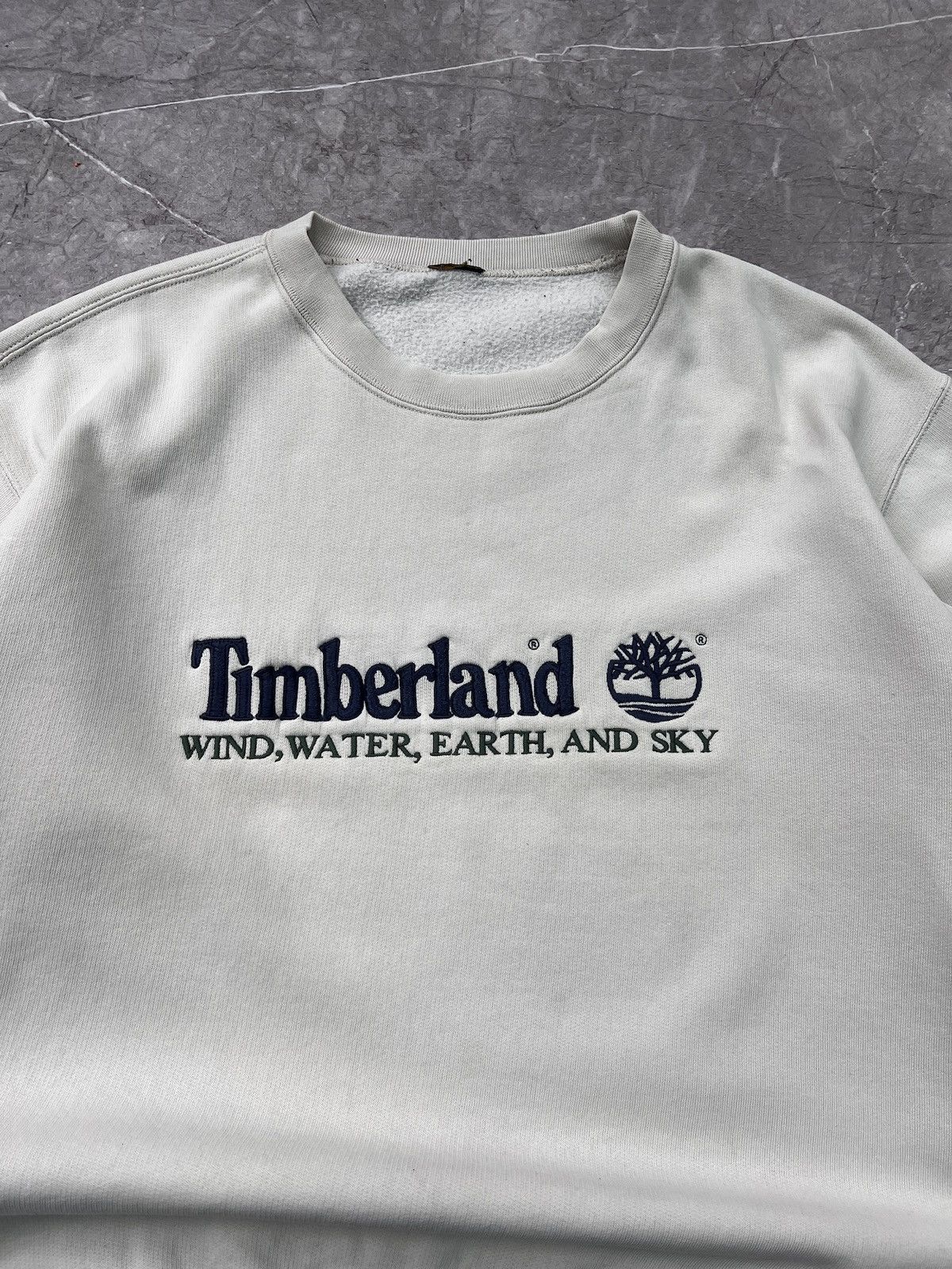Timberland × Vintage VINTAGE BIG LOGO 90s retro timberland CREWNECK SWEATSHIRT Size US XL / EU 56 / 4 - 3 Thumbnail