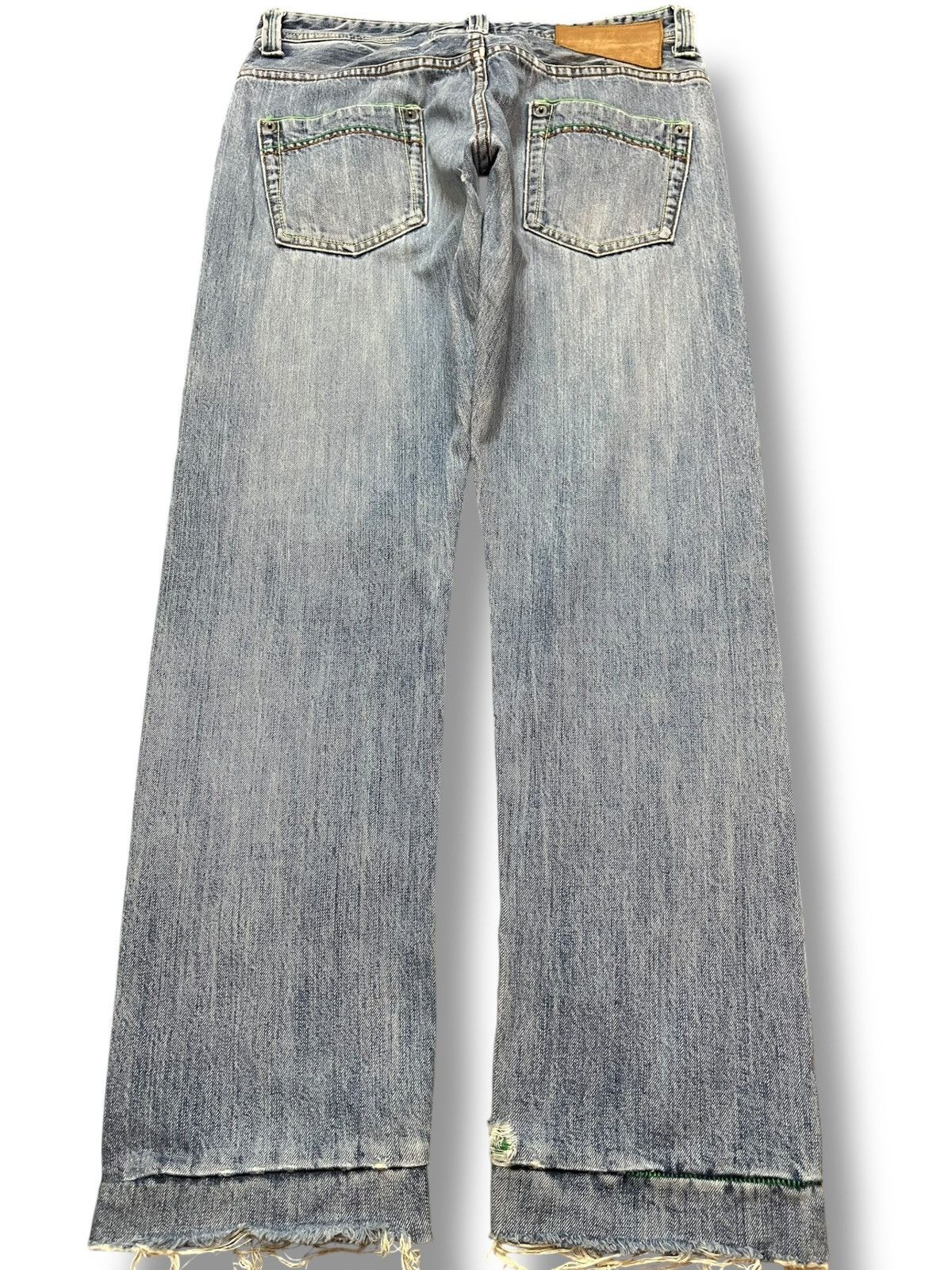 Japanese Brand Vintage Mcnaural Grunge Faded Distressed Denim Size US 30 / EU 46 - 5 Thumbnail