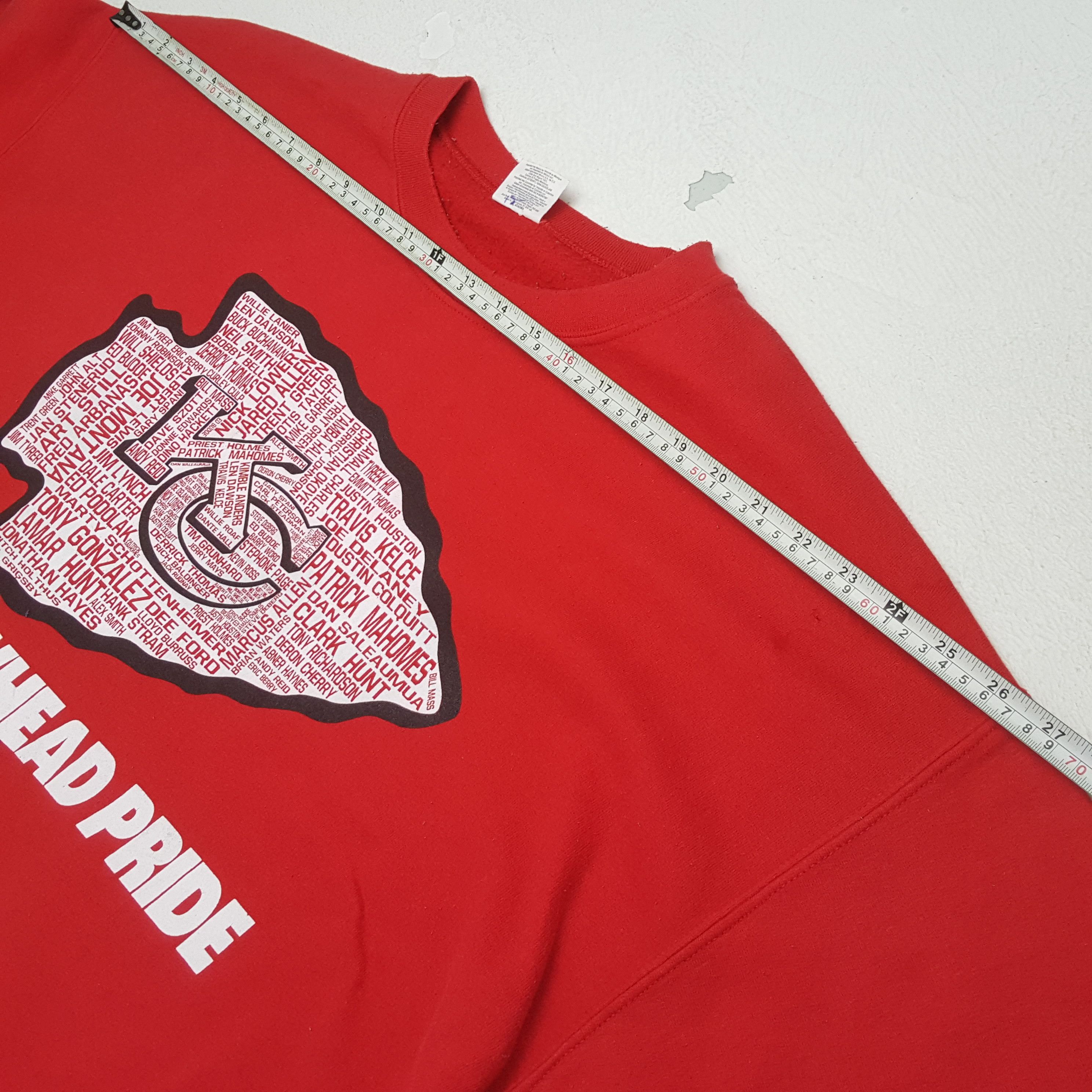 NFL × Vintage ARROWHEAD PRIDE NFL Football Team Sweatshirt Size US XL / EU 56 / 4 - 4 Thumbnail