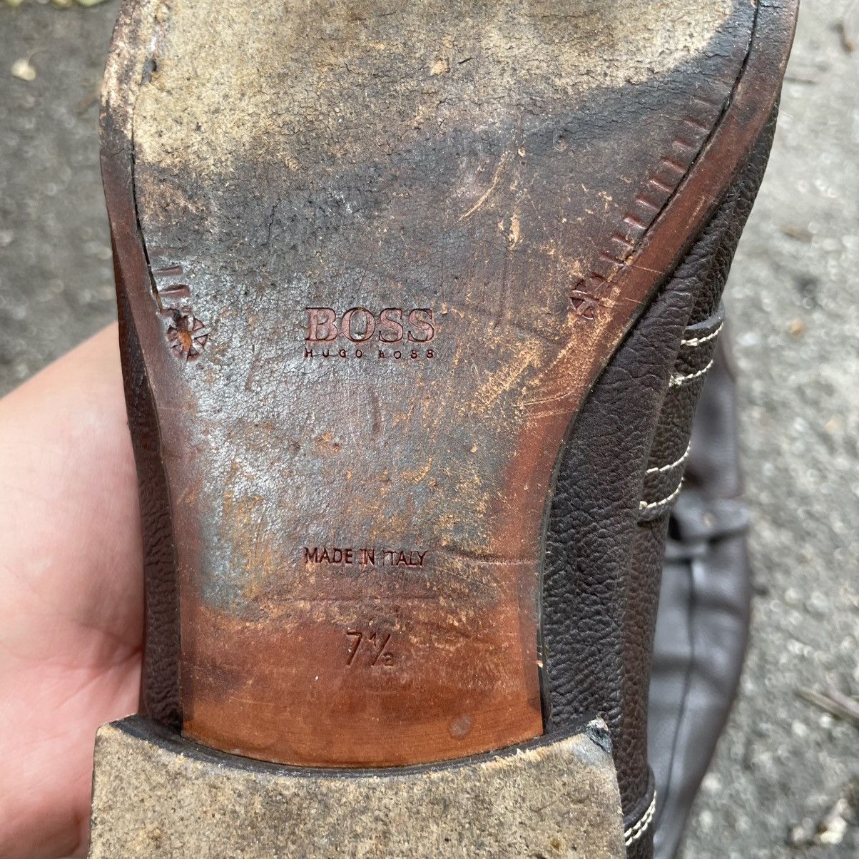 Hugo Boss Hugo Boss Leather Boots Size 7.5 shoos old money luxury Size US 7.5 / EU 40-41 - 3 Thumbnail