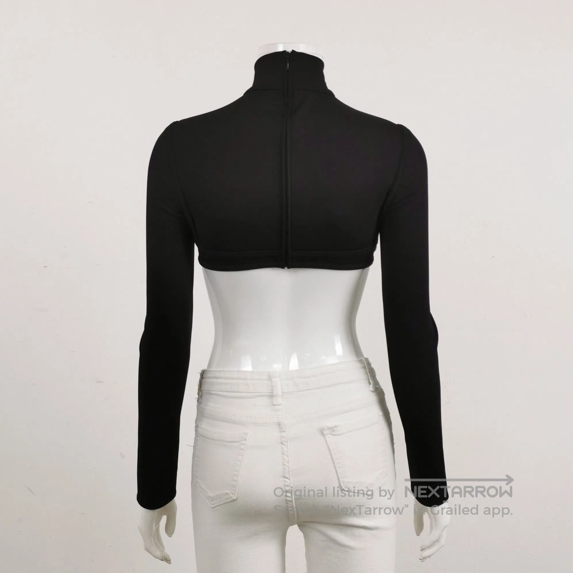 Prada Prada Black Long Sleeve Top . Size M / US 6-8 / IT 42-44 - 2 Thumbnail