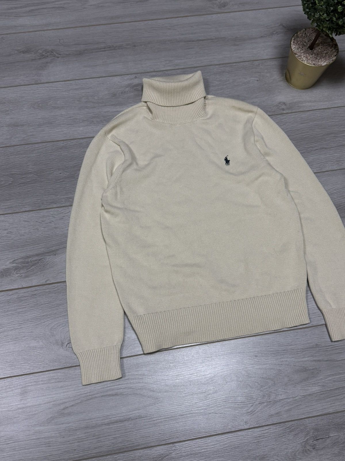 Polo Ralph Lauren POLO Ralph Lauren vintage sweater turtle neck knittef Size US L / EU 52-54 / 3 - 2 Thumbnail