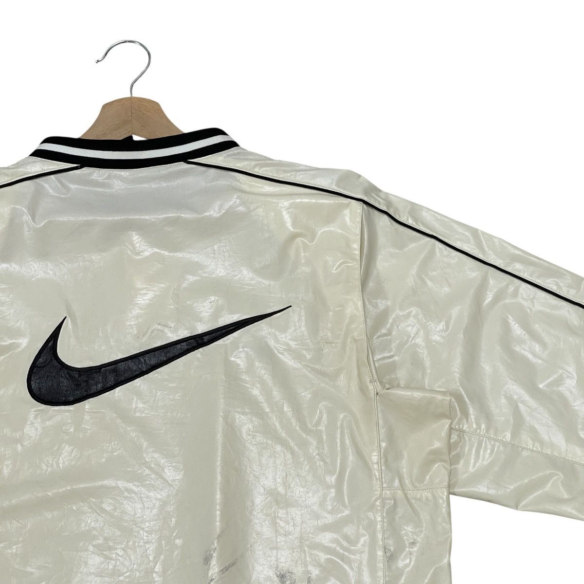 Nike Vtg Nike 90s Big Swoosh Pullover Windbreaker Track Jacket Size US M / EU 48-50 / 2 - 2 Thumbnail