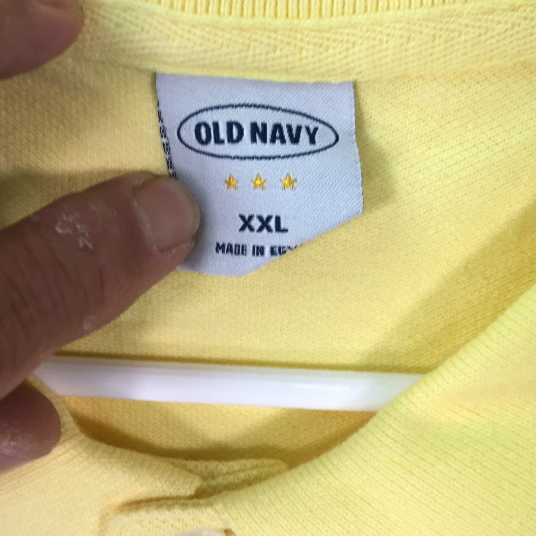 Old Navy Old Navy Polo Shirt Mens XXL Yellow Casual Regular Short Sleeve Collared T Shirt Decade 0? Size US XXL / EU 58 / 5 - 3 Thumbnail