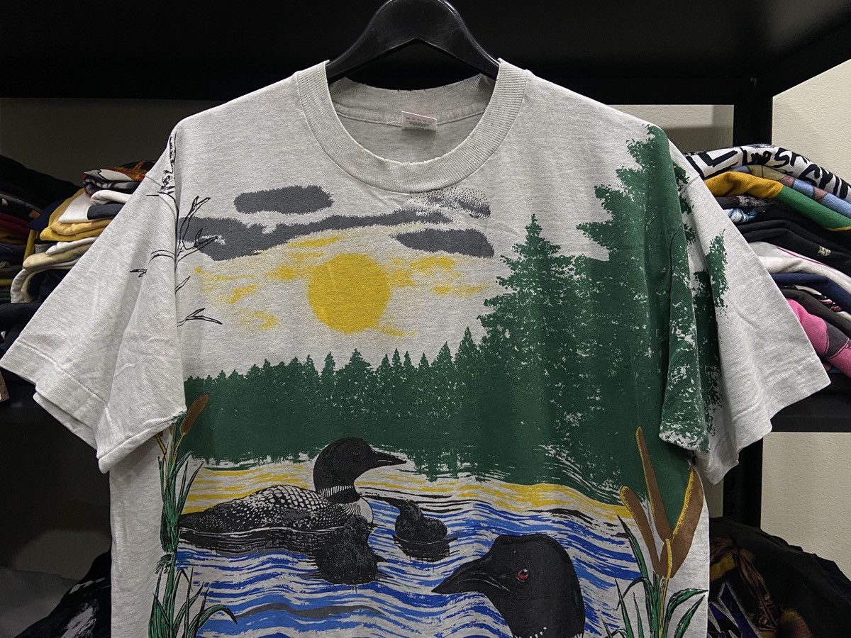Band Tees × Vintage Vintage 90s Duck animal rock OVP Band TShirt Size US L / EU 52-54 / 3 - 2 Thumbnail