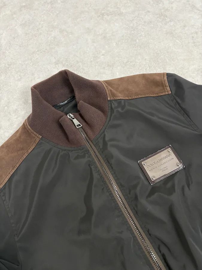 Dolce & Gabbana 2000s Dolce & Gabbana Brown Nylon Signature Jacket Size US M / EU 48-50 / 2 - 4 Thumbnail
