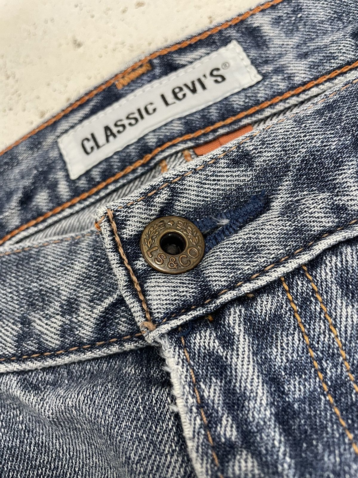 Levi's Levis 503 Classic Levi’s 00’s Production Distressed Denim Size US 37 - 12 Thumbnail