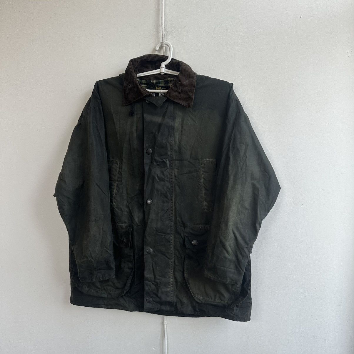 Barbour Vintage Mc Orvis Waxed Cotton Long Sleeve Jacket Men’s Sz M Size US M / EU 48-50 / 2 - 2 Thumbnail