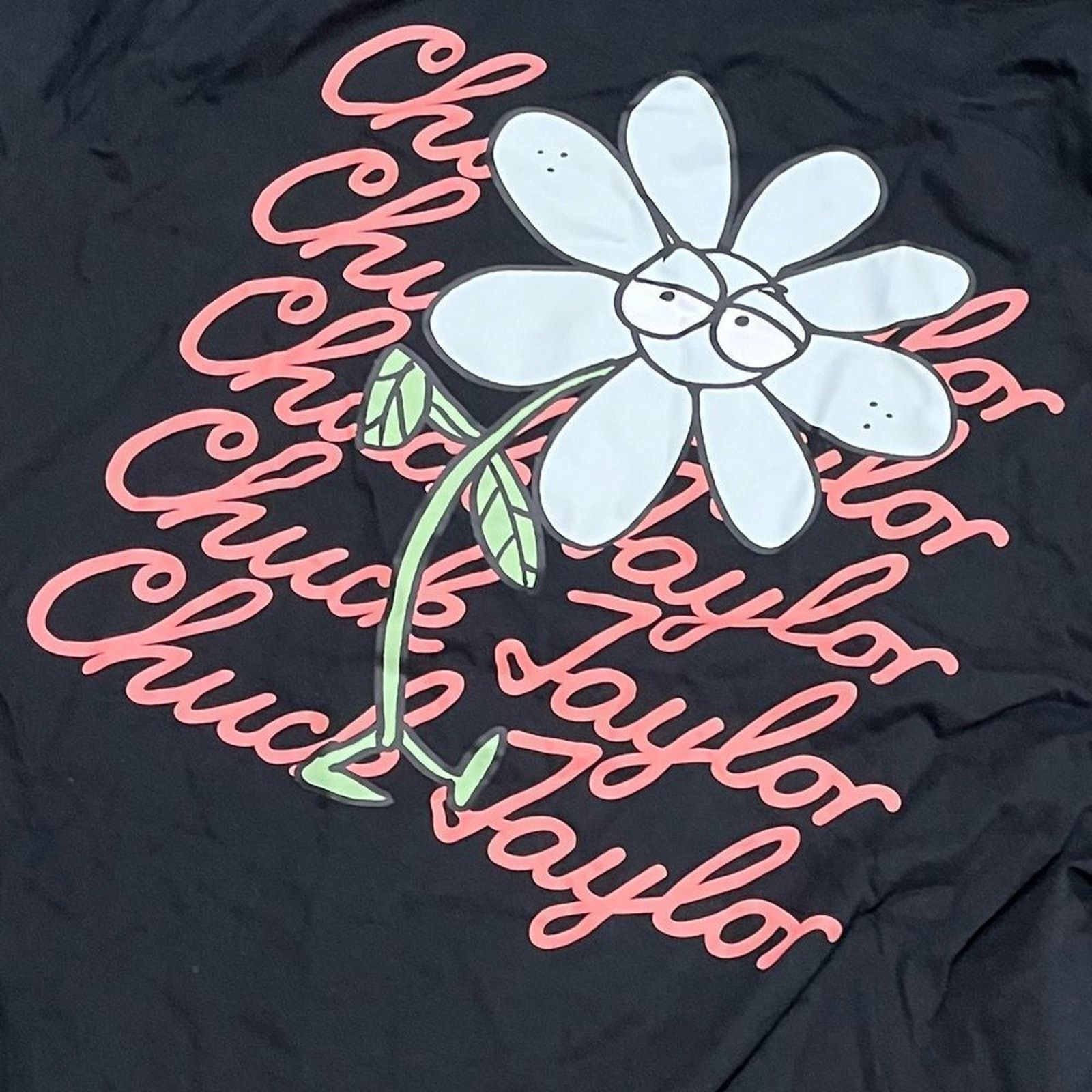 Converse NWOT Converse Chuck Taylor Flower Graphic T-Shirt Black M Size M / US 6-8 / IT 42-44 - 5 Thumbnail