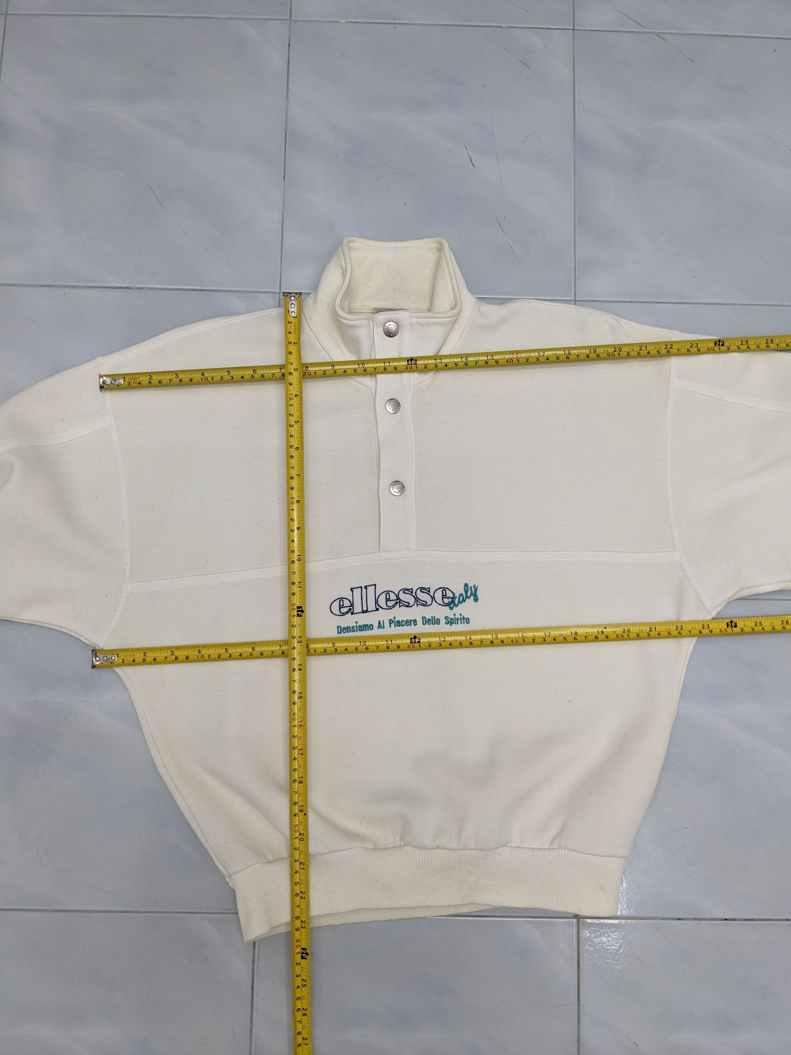 Ellesse Vintage 90s Ellesse Pensiamo Al Piacere Dello Spirito Size US M / EU 48-50 / 2 - 7 Thumbnail