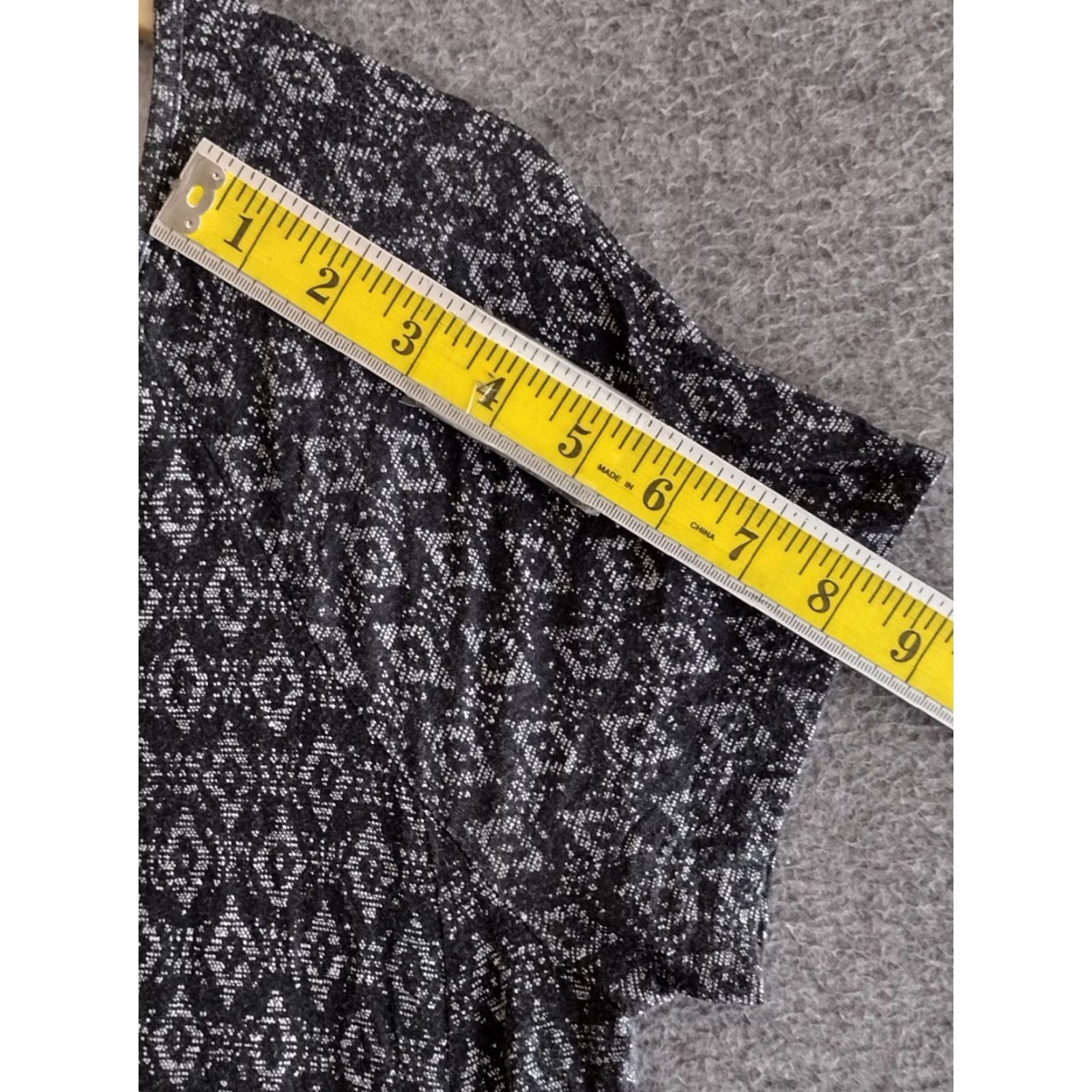 Old Navy Old Navy Women's Summer Dress Round Neck Stretch Short Sleeve Multicolor L Size 36" / US 14 / IT 50 - 5 Thumbnail
