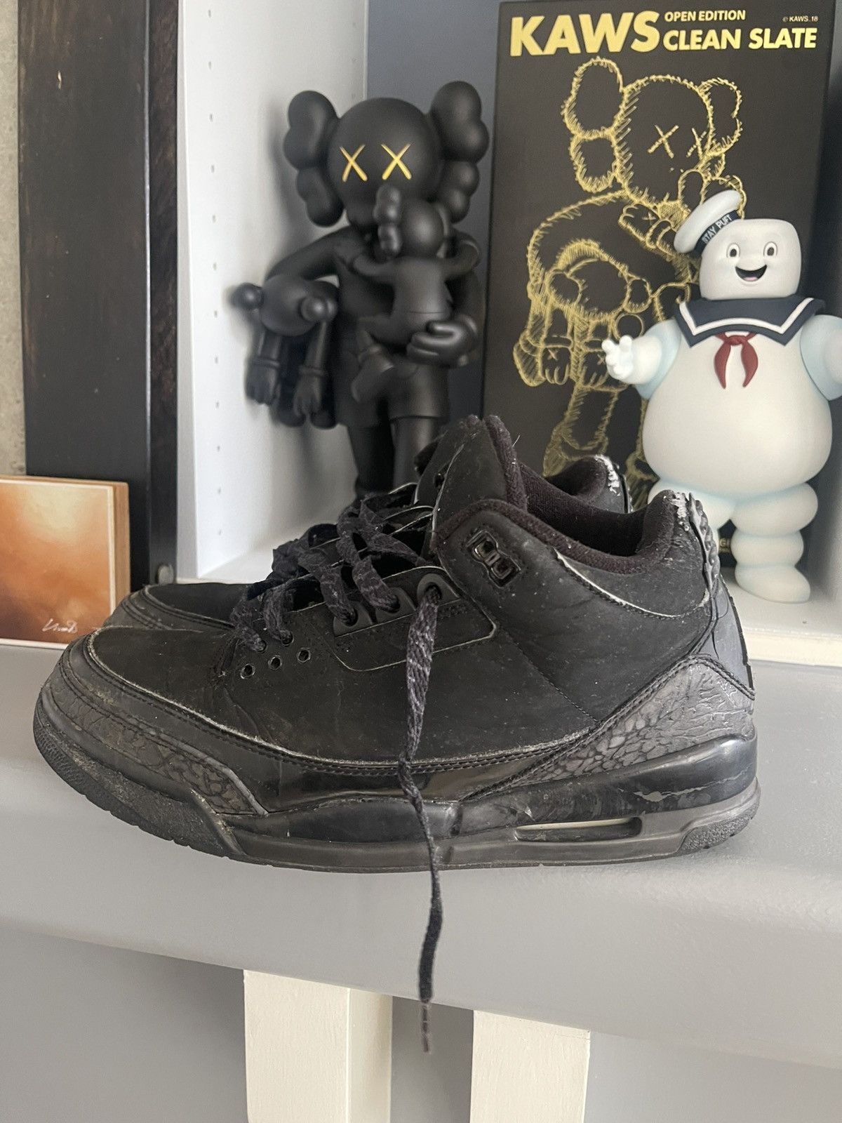 Jordan Brand Jordan 3 Black Cat OG 2007 9.5 Size US 9.5 / EU 42-43 - 3 Thumbnail