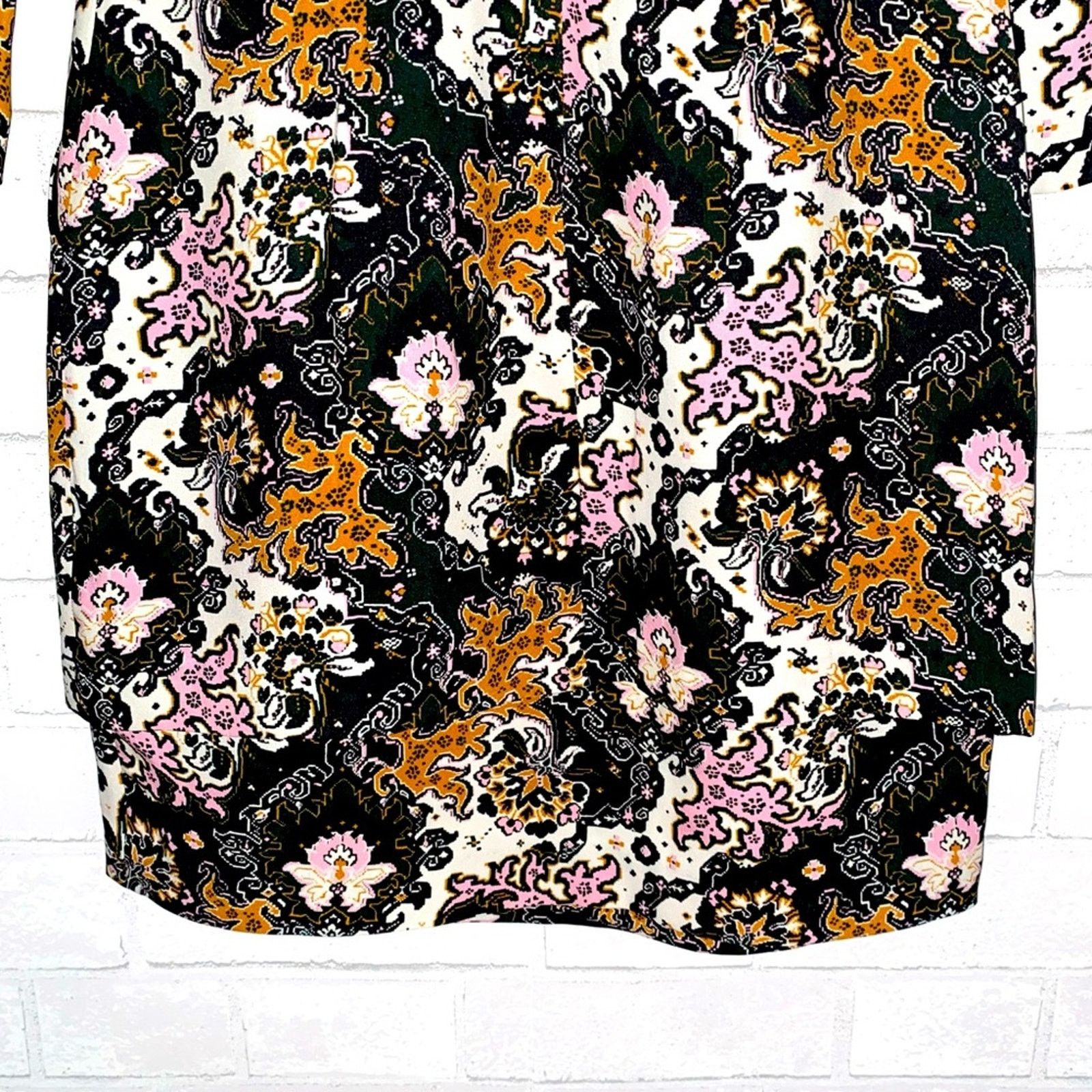 A.L.C. REVOLVE A.L.C. $695 Tordi Print 100% Silk Dress Size 2 EUC Size XS / US 0-2 / IT 36-38 - 11 Thumbnail
