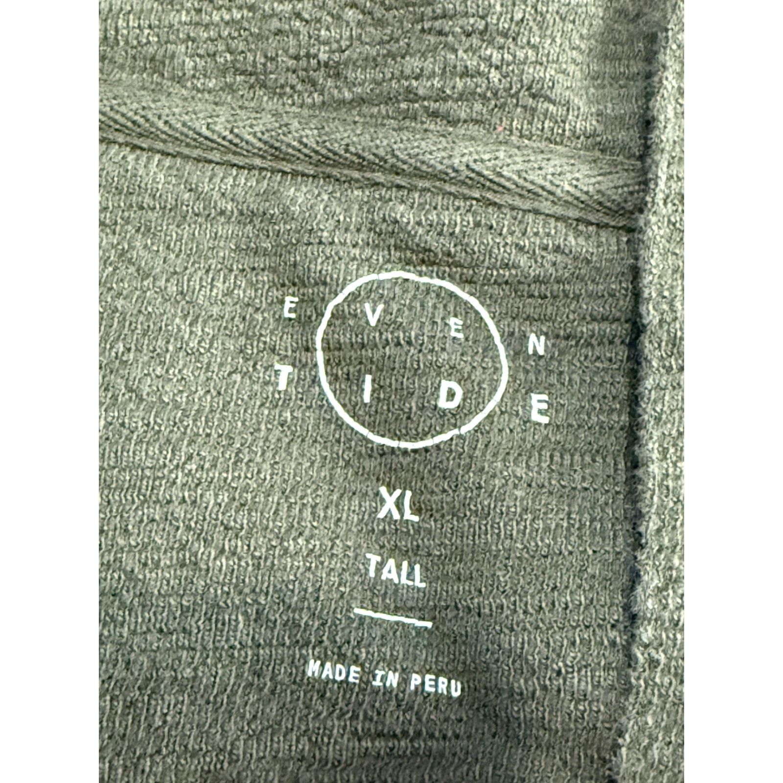 Vintage Even Tide Sweater Men's Size XL Tall Green Mock Neck 1/4 Buttons Pullover Size US XL / EU 56 / 4 - 5 Thumbnail