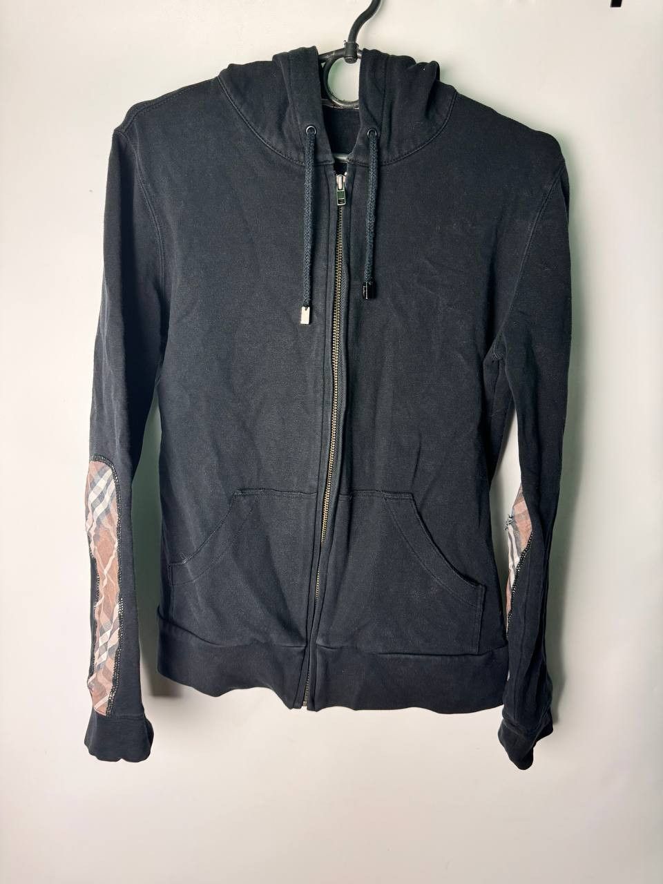 Burberry × Vintage Vintage streetwear Y2K luxury Burberry Zip Up Hoodie Size M / US 6-8 / IT 42-44 - 1 Thumbnail