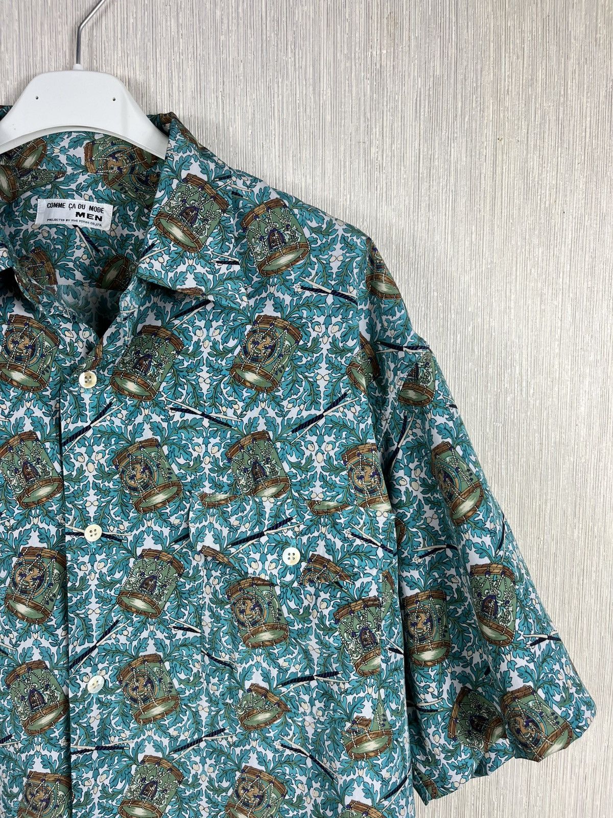 Japanese Brand Vintage Comme Ca Du Mode Men patterned shirt Japanese Size US L / EU 52-54 / 3 - 3 Thumbnail