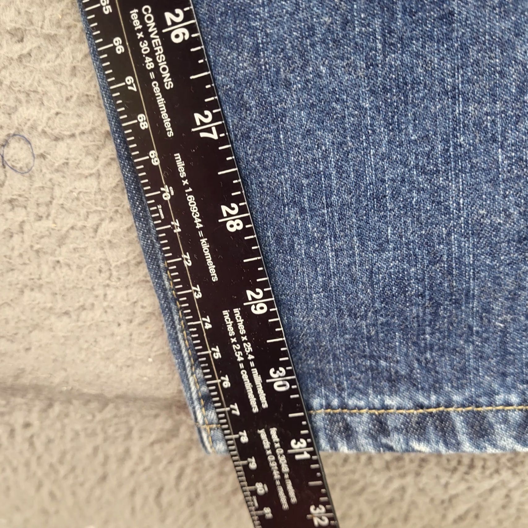 Wrangler Wrangler Blues Jeans Women's Size 8 X 32 Blue Denim Dark Wash Cowgirl Western Jeans Regular Women Size 30" / US 8 / IT 44 - 7 Thumbnail