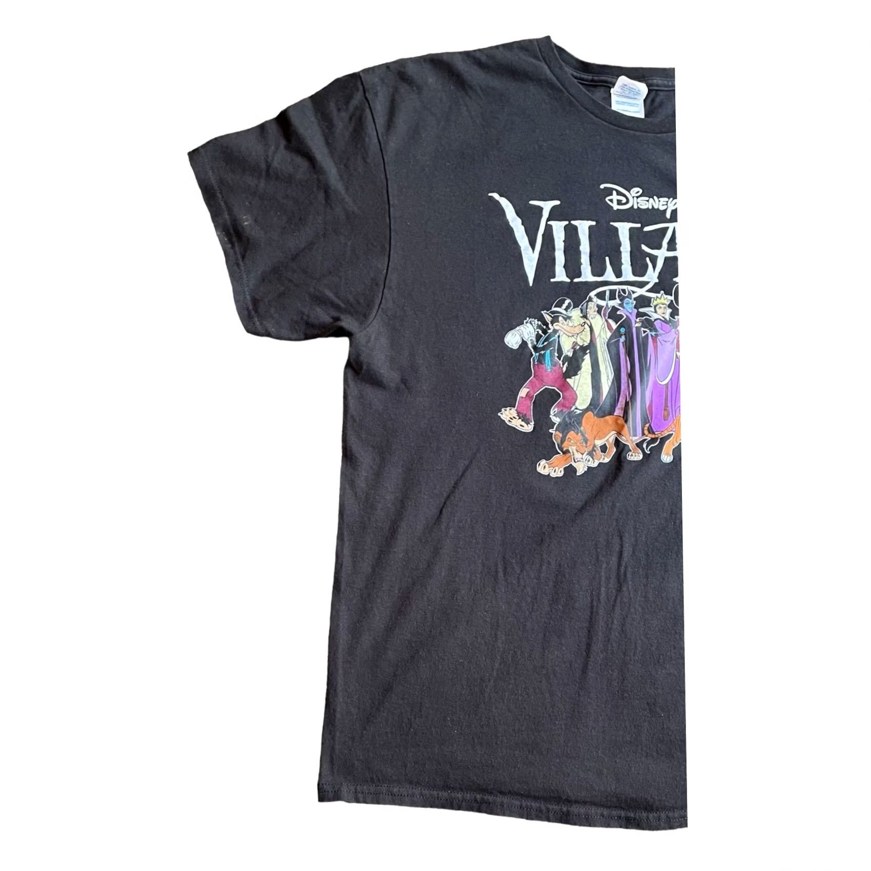 Delta VINTAGE Disney Villains Delta VTG Y2K Adult XL Black T-Shirt Short Sleeve Maleficent Mens Size US XL / EU 56 / 4 - 2 Thumbnail