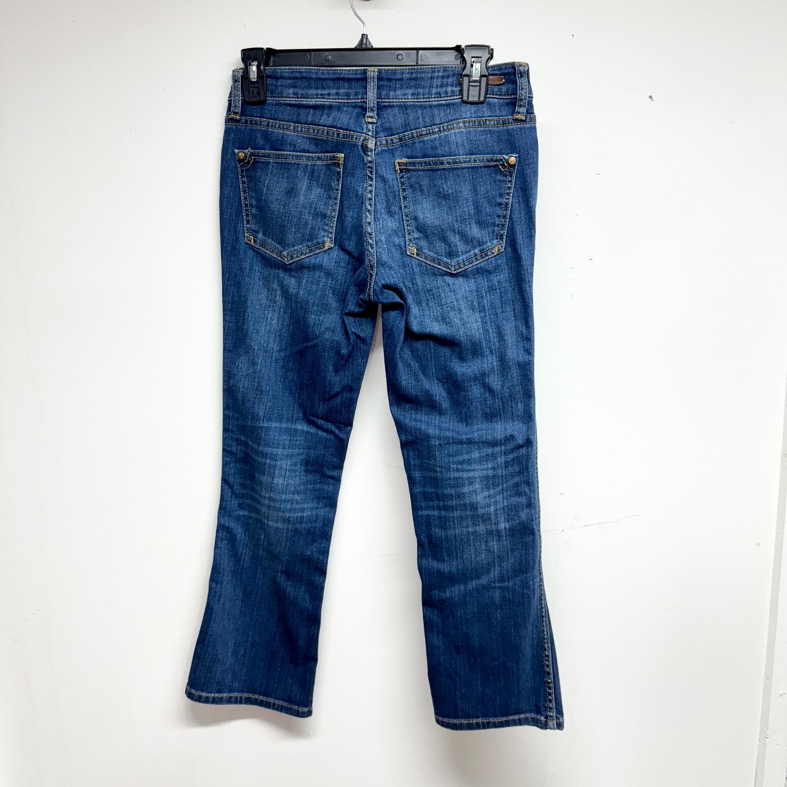 Anthropologie Pilcro and the Letterpress Stet Cropped Flared Jeans Size 26 Size 26" / US 2 / IT 38 - 3 Thumbnail