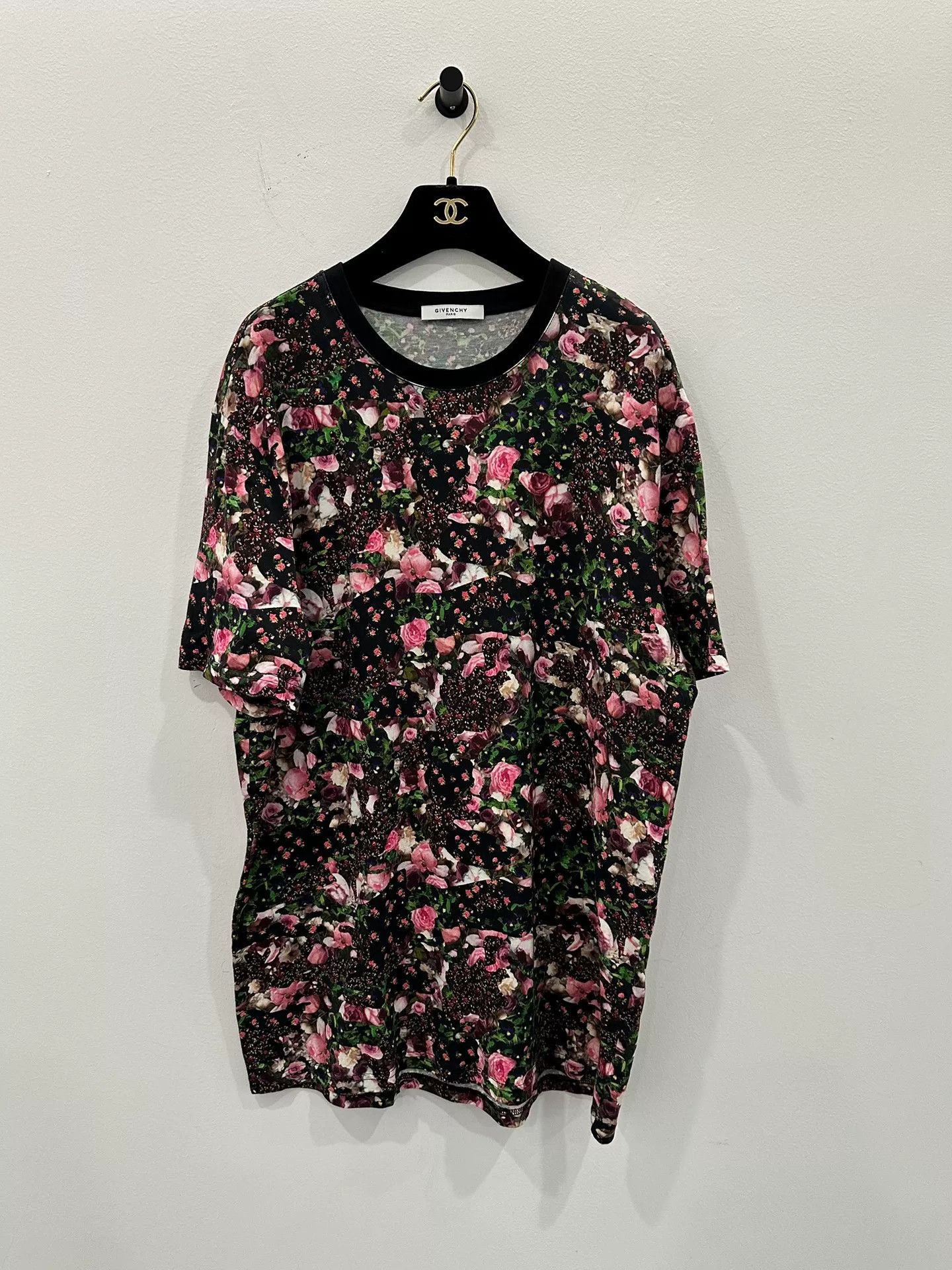 Givenchy Givenchy Floral Print Show Short-Sleeve Tee Size L / US 10 / IT 46 - 1 Thumbnail