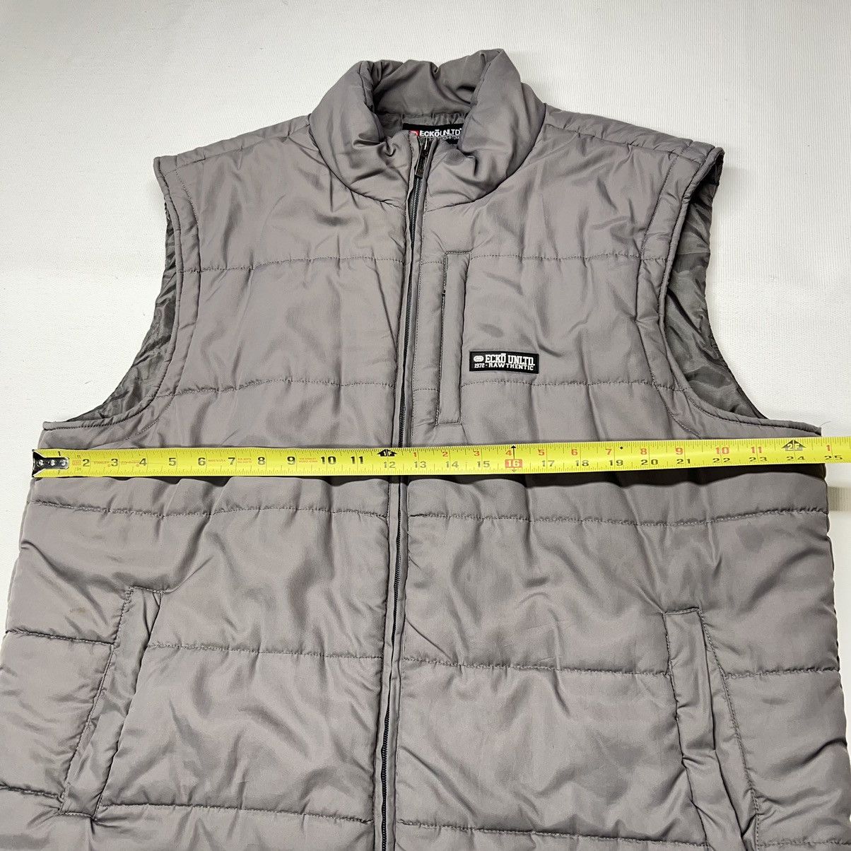 Ecko Unltd. × Vintage Ecko Unltd Vest Puffer Full Zip Padded Pocket Logo Y2K Size US XXL / EU 58 / 5 - 21 Thumbnail