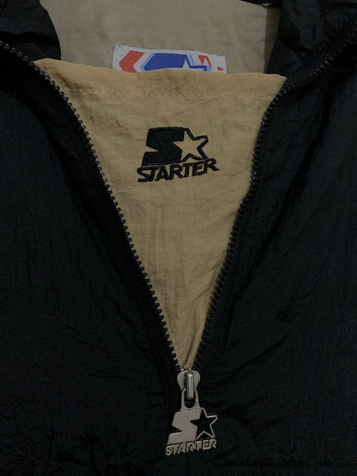 Starter Vintage 1990s New Orleans Saints Starter Pouch Jacket Large Size US XL / EU 56 / 4 - 4 Thumbnail