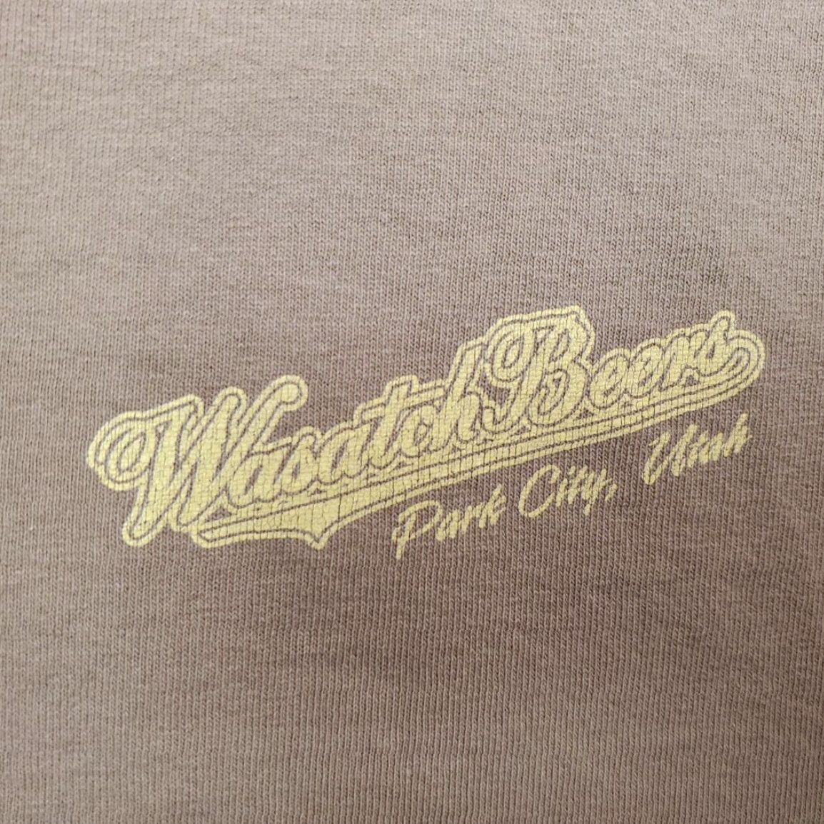 Gildan Wasatch Beer Shirt Mens Extra Large Beige Crewneck Tee Size US XL / EU 56 / 4 - 4 Thumbnail