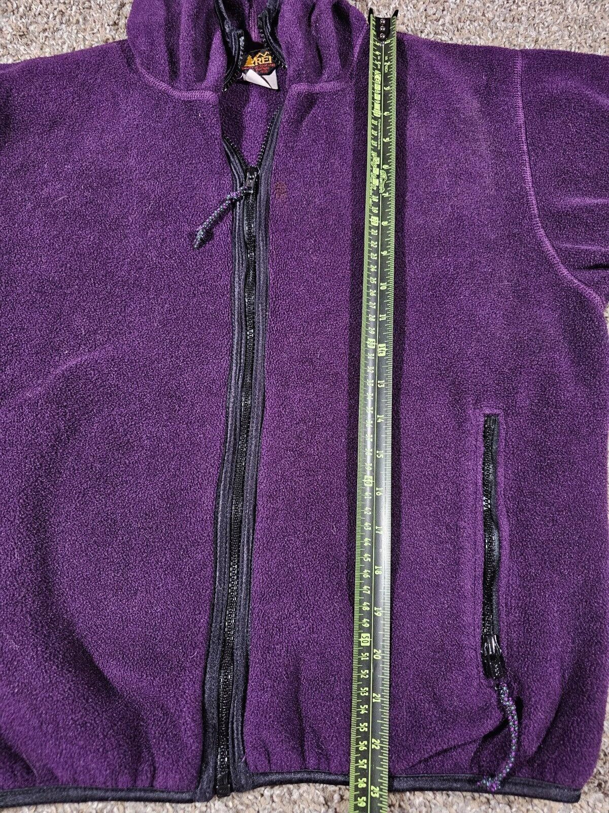 Rei REI Jacket Unisex XS Full Zip Hoodie Purple Fleece Pockets Size XS / US 0-2 / IT 36-38 - 6 Thumbnail
