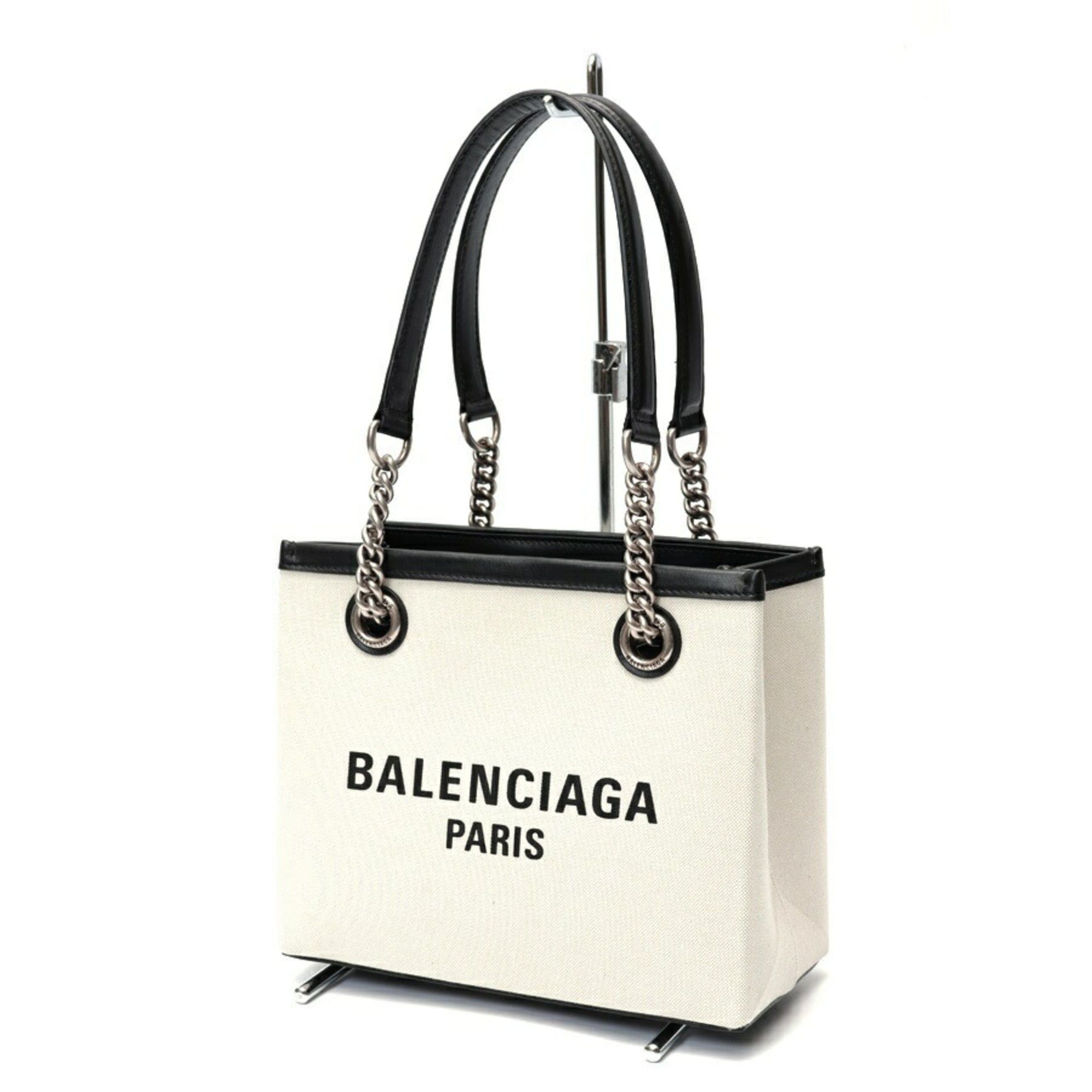 Balenciaga Balenciaga Duty Free Small Tote Bag 759941, Canvas Leather, Natural Size ONE SIZE - 1 Thumbnail