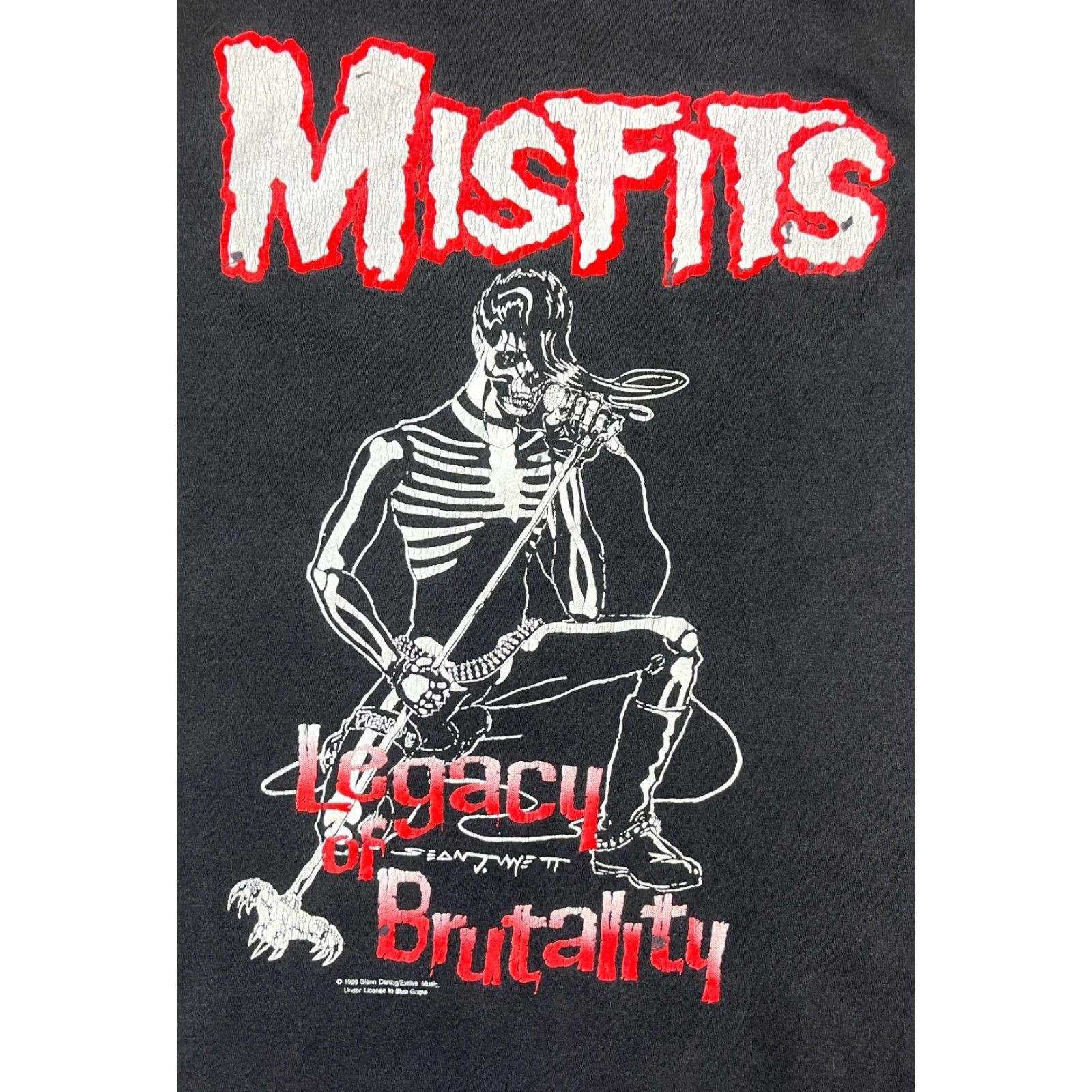 Vintage VINTAGE Misfits Legacy of Brutality T-Shirt XL Black 1999 Punk Rock 90s Band Mens THUNDER Size XL Clothing Shirt Size US XL / EU 56 / 4 - 5 Thumbnail