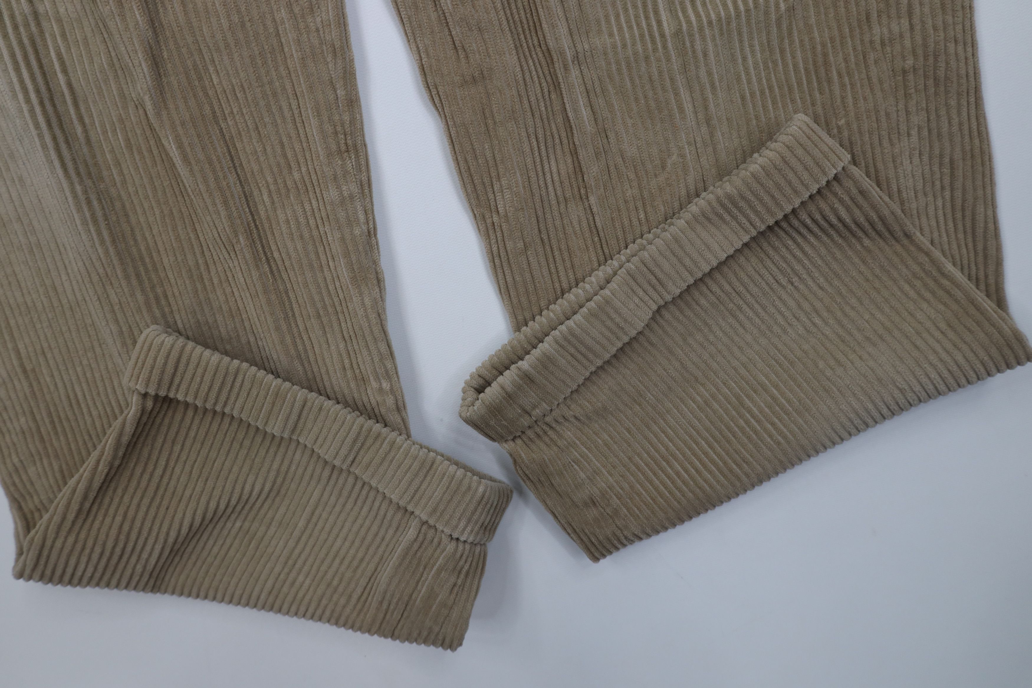Lands' End Vintage 80s Lands End Wide Leg Corduroy Chino Pants USA Size US 34 / EU 50 - 5 Thumbnail