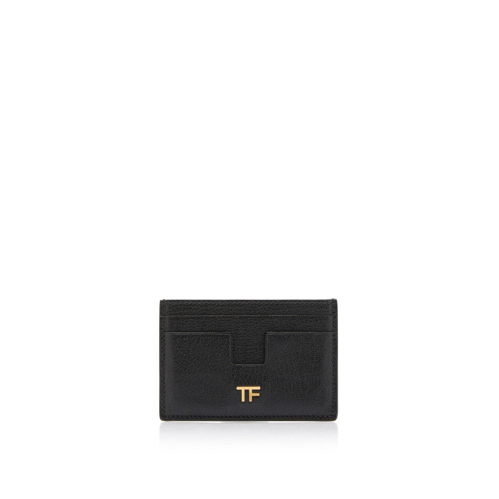 Tom Ford o1loc1c0724 Size: OS / Leather Card Holder in Black Size ONE SIZE - 1 Thumbnail