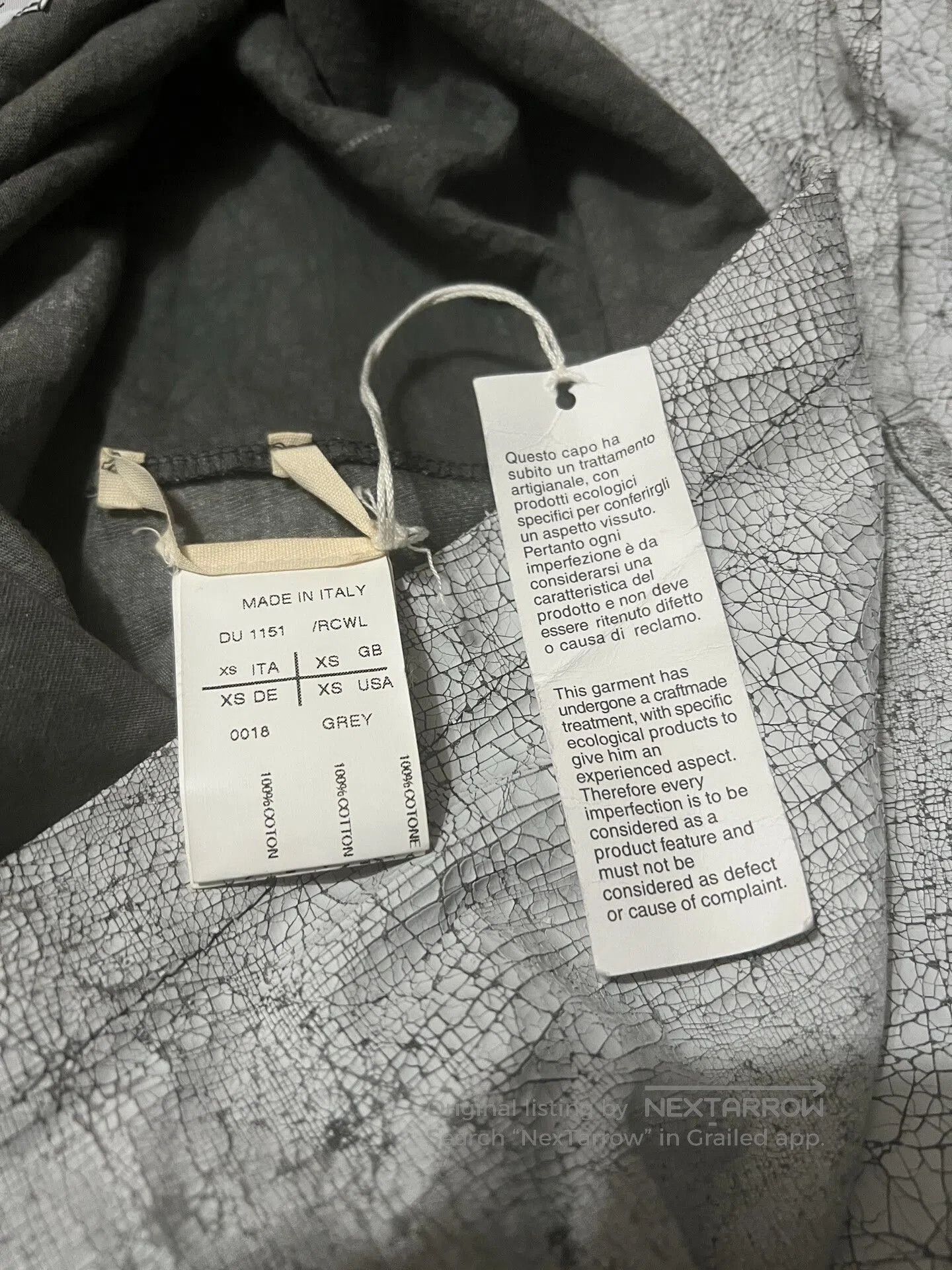 Rick Owens Rick Owens Vintage Layering Tank Top. Size US XS / EU 42 / 0 - 7 Thumbnail