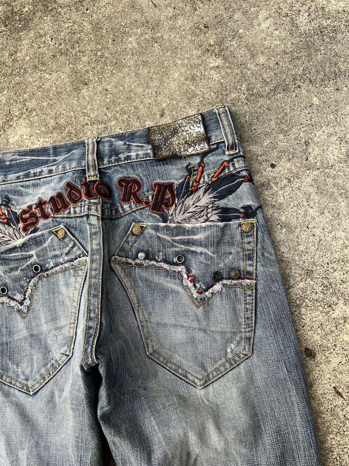 Japanese Brand 💥Studio RP Denim & Co Distress Jean Size US 29 - 18 Thumbnail