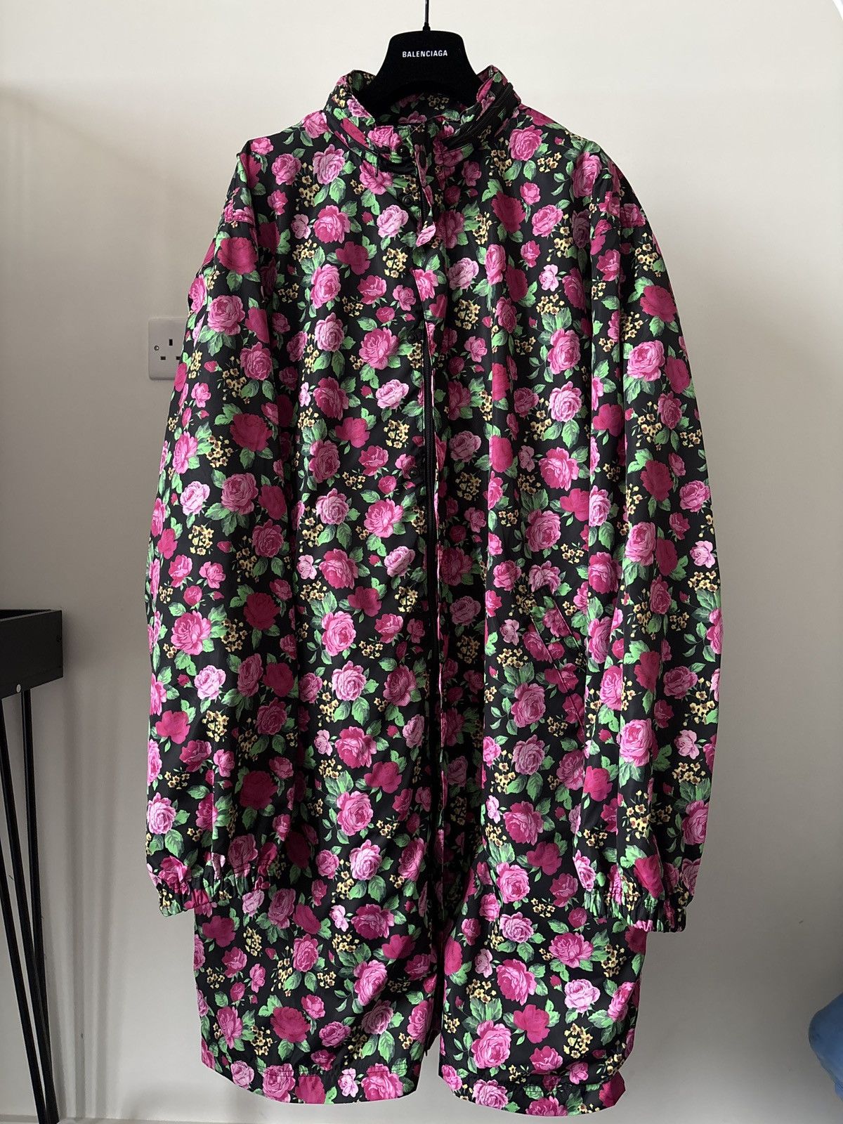 Balenciaga Balenciaga floral rain jacket Size US S / EU 44-46 / 1 - 1 Thumbnail