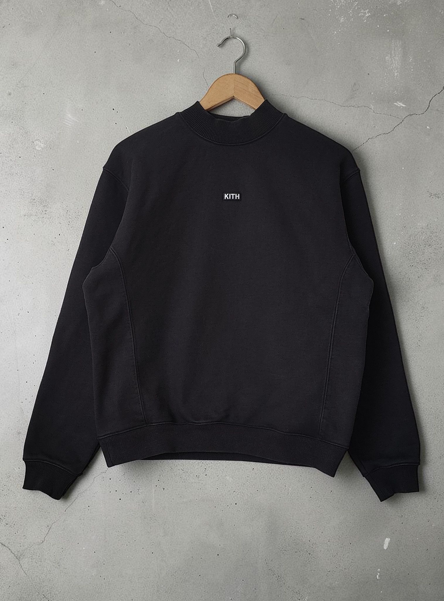 Kith Kith Boxlogo Mock Neck Sweatshirt Crewneck Size US S / EU 44-46 / 1 - 1 Thumbnail