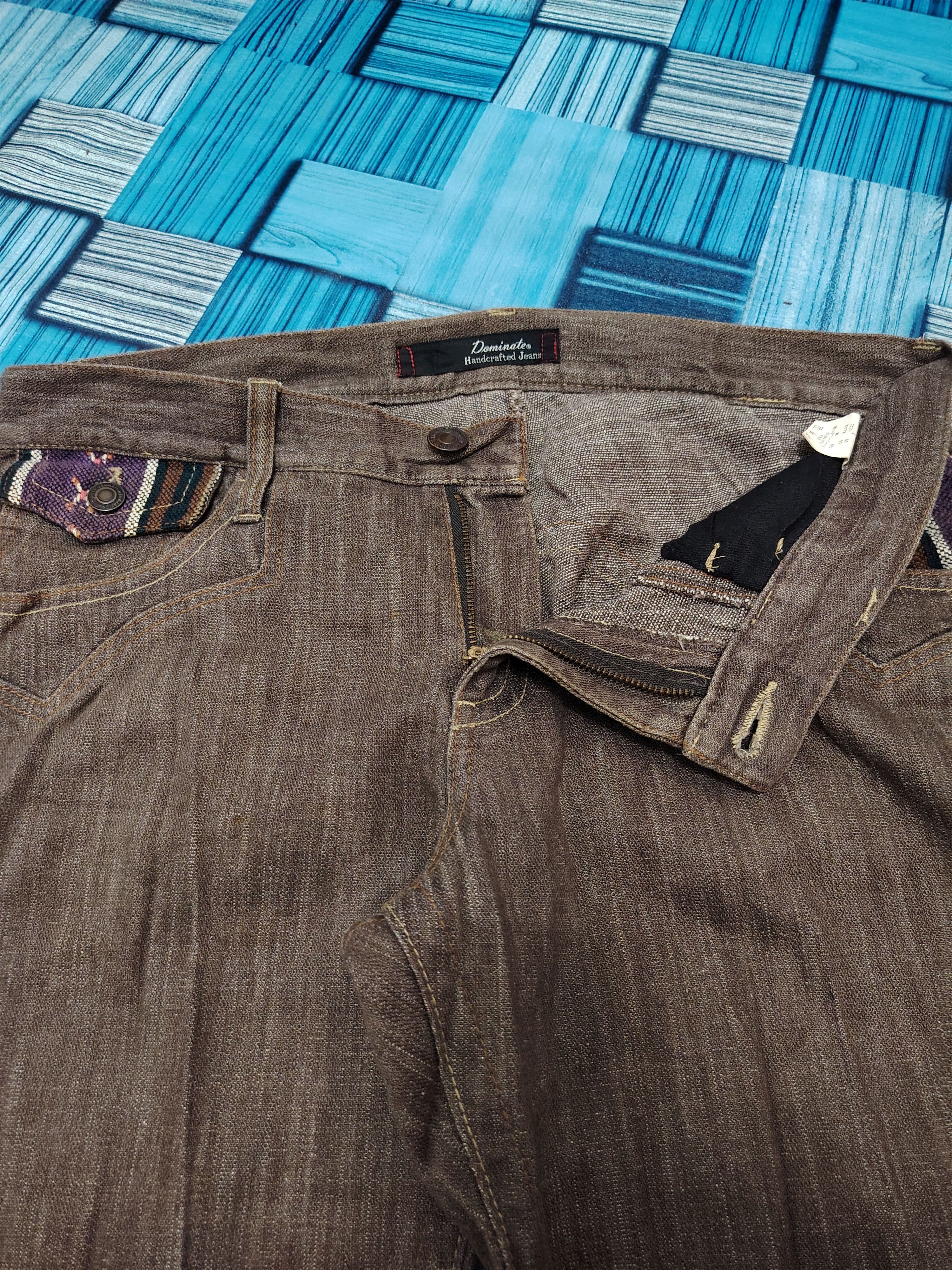Japanese Brand 💥Insane💥 Japanese Dominate Handcrafted Jeans Flared Pants Size US 34 / EU 50 - 5 Thumbnail