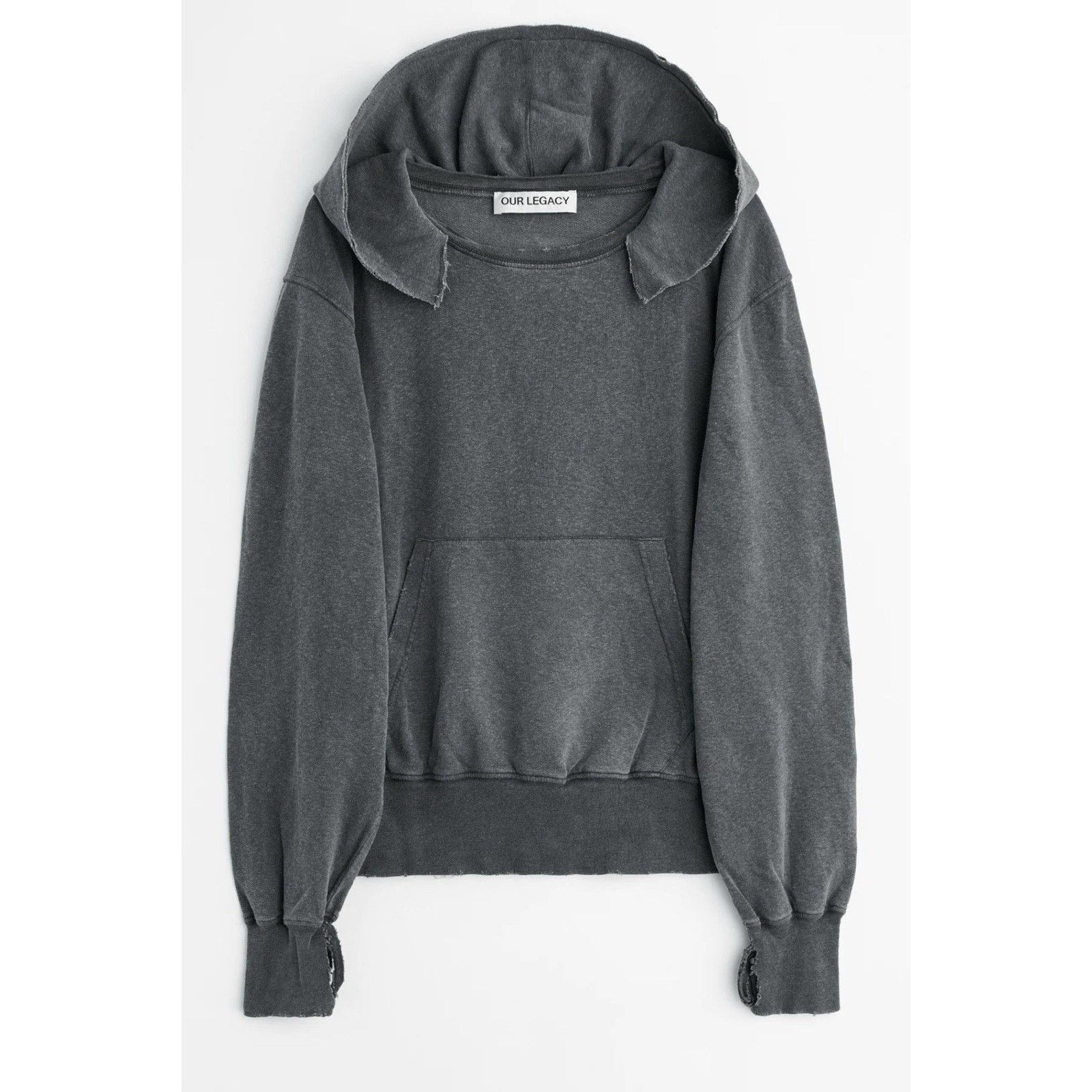Our Legacy Our Legacy Relic Hoodie Washed Black Rogue LoopBack 46 XS Size US XS / EU 42 / 0 - 10 Thumbnail