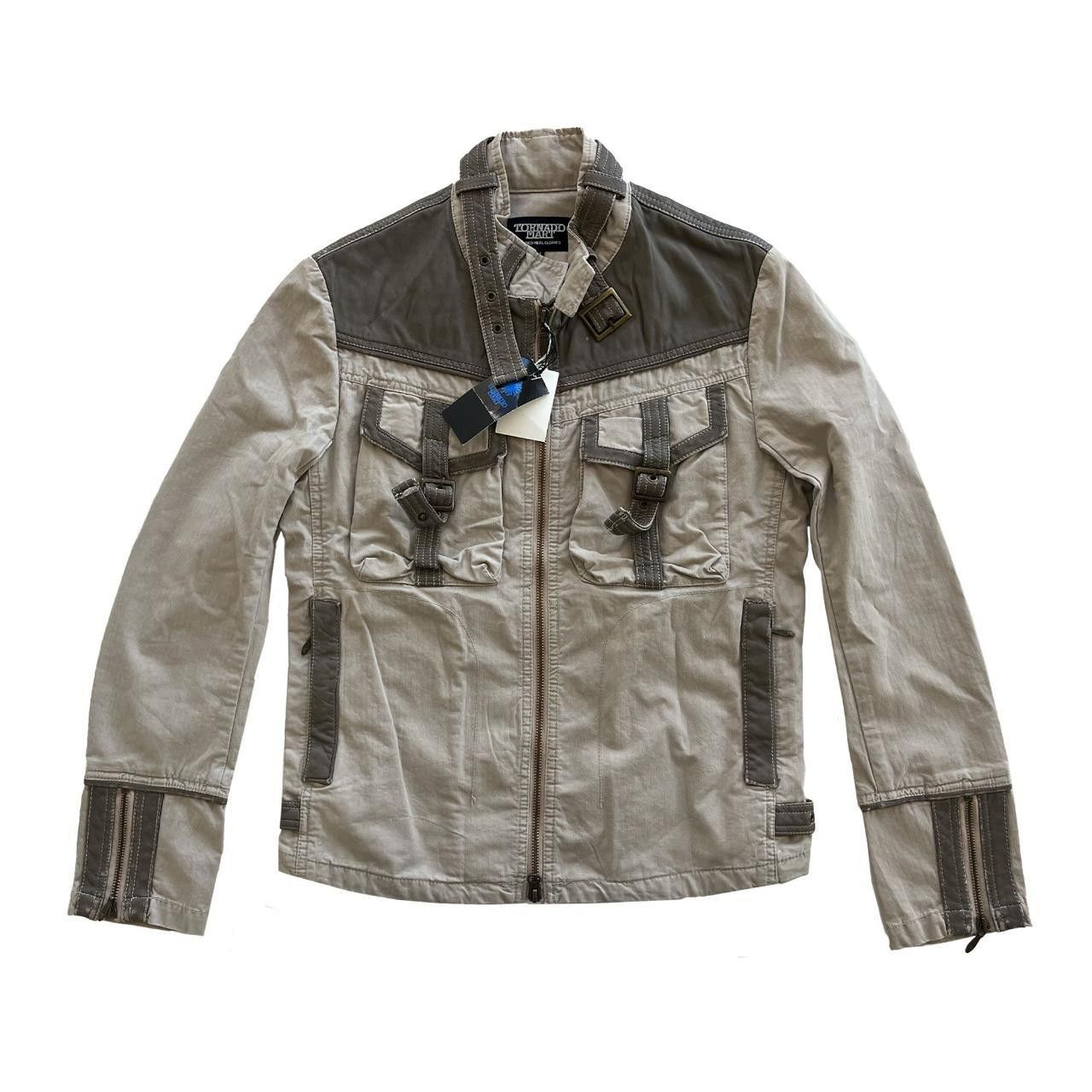 Tornado Mart Tornado Mart Jacket bomber jacket cream Y2k Japanese Brand Size US M / EU 48-50 / 2 - 1 Thumbnail